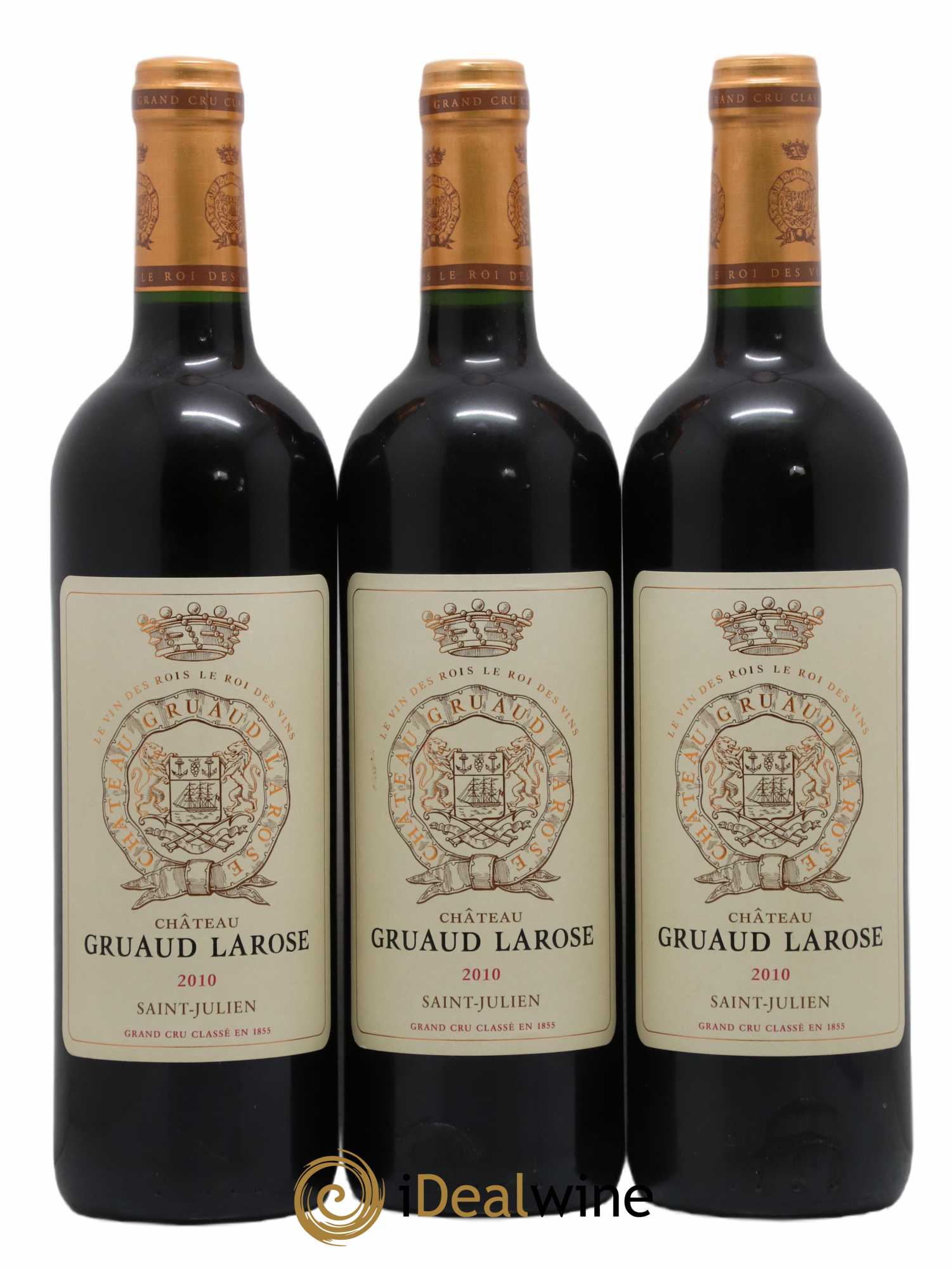 Château Gruaud Larose 2ème Grand Cru Classé 2010 - Lot de 3 bouteilles - 0