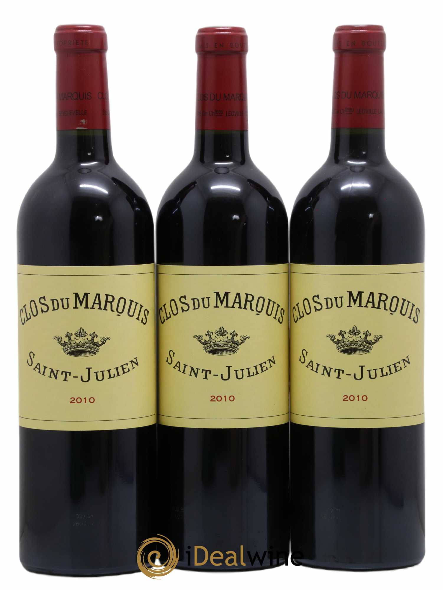 Clos du Marquis 2010 - Lot of 3 bottles - 0