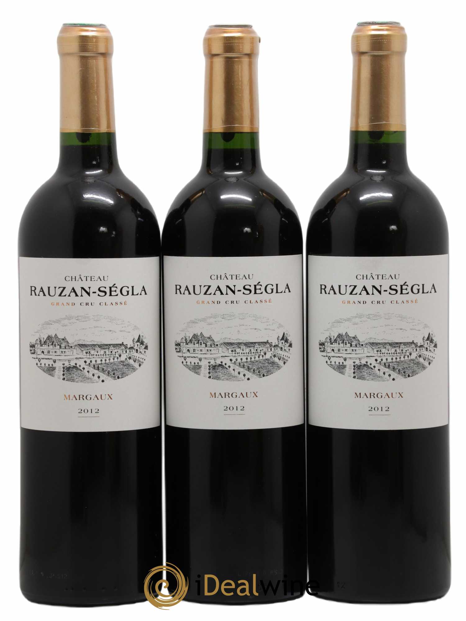 Château Rauzan Ségla Grand Cru Classé 2012 - Lot de 3 bouteilles - 0
