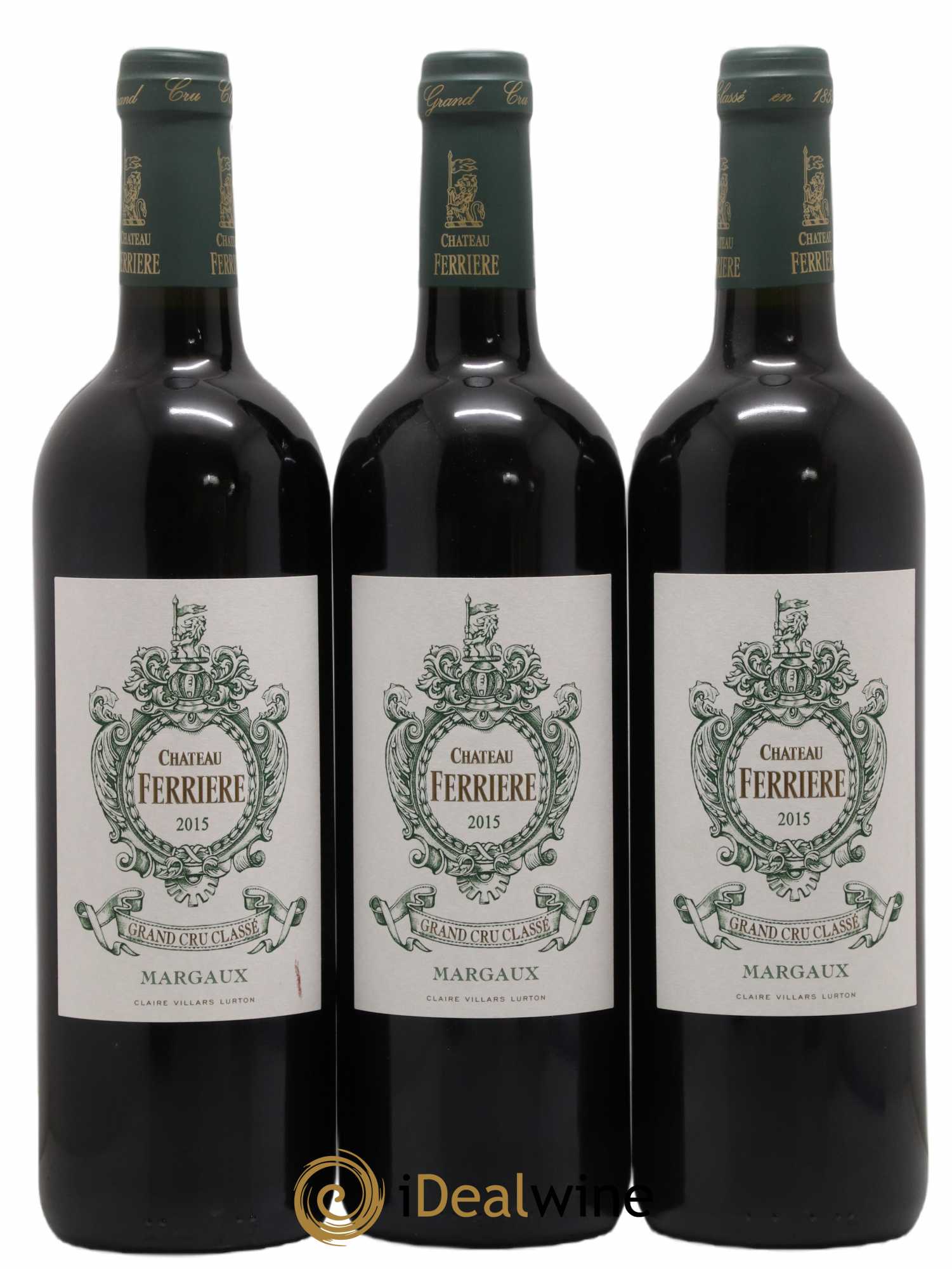 Château Ferrière 3ème Grand Cru Classé 2015 - Lot de 3 bouteilles - 0