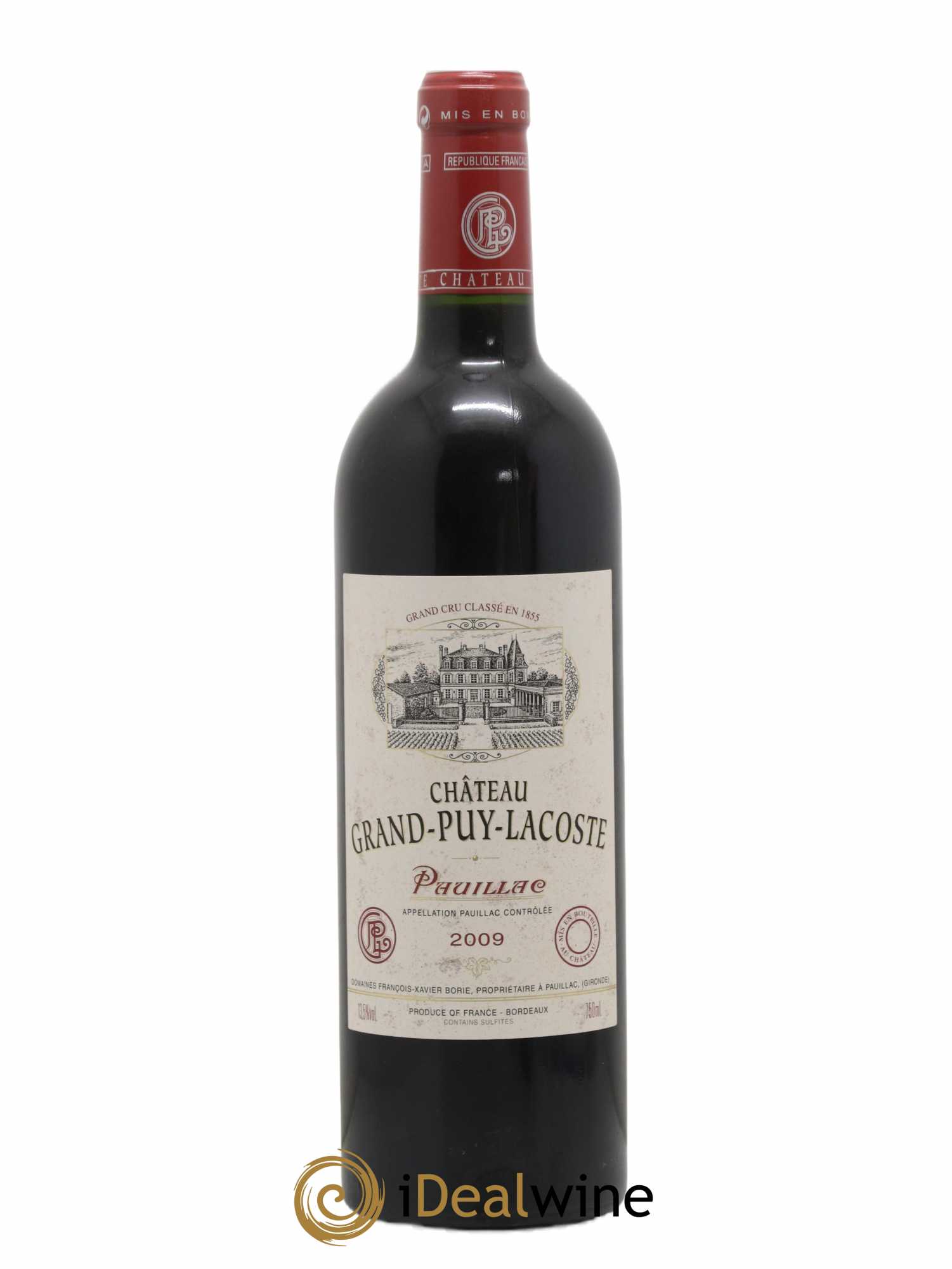 Château Grand Puy Lacoste 5ème Grand Cru Classé 2009 - Lot of 1 bottle - 0