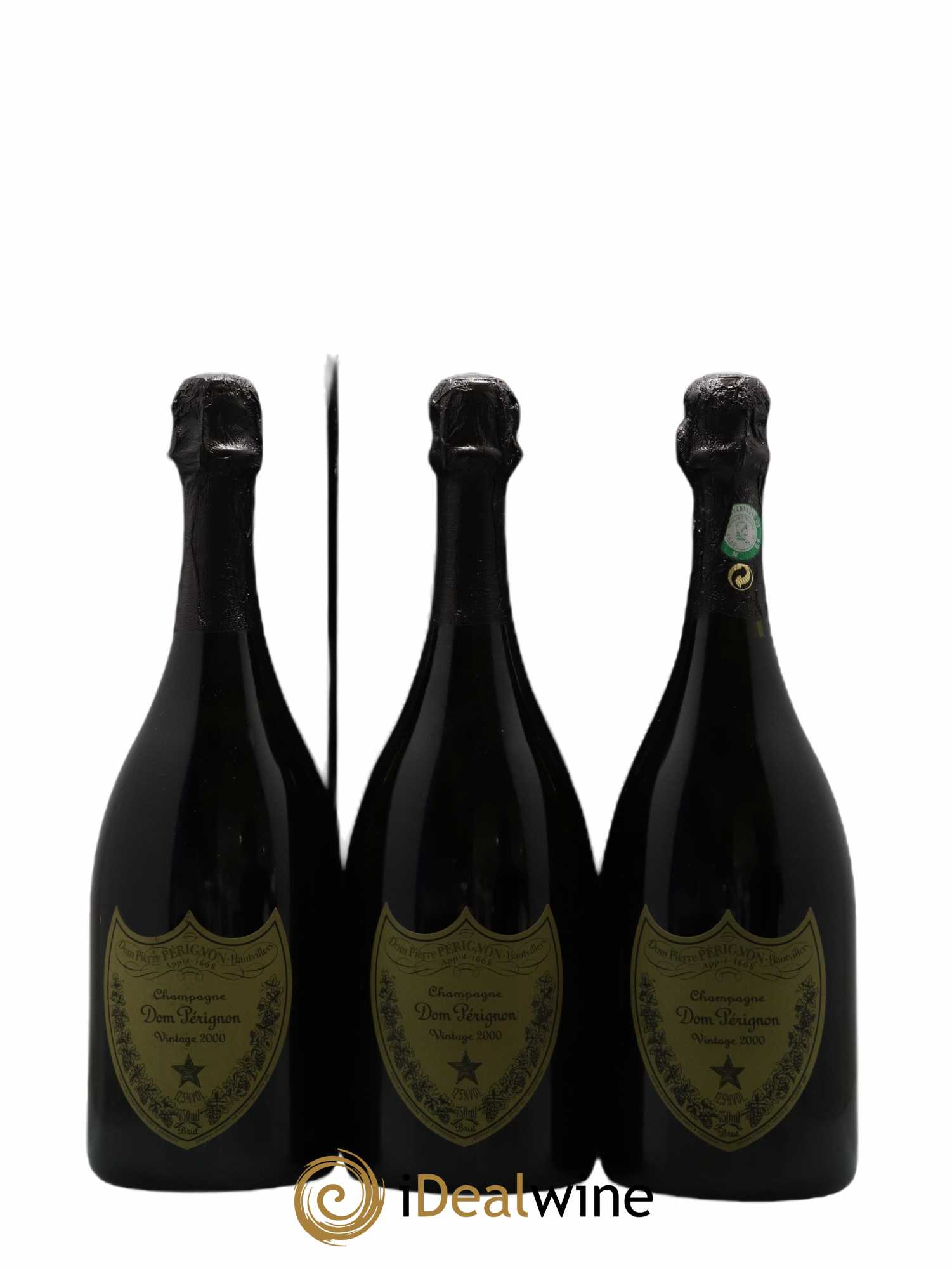 Brut Dom Pérignon 2000 - Lot de 3 bouteilles - 0