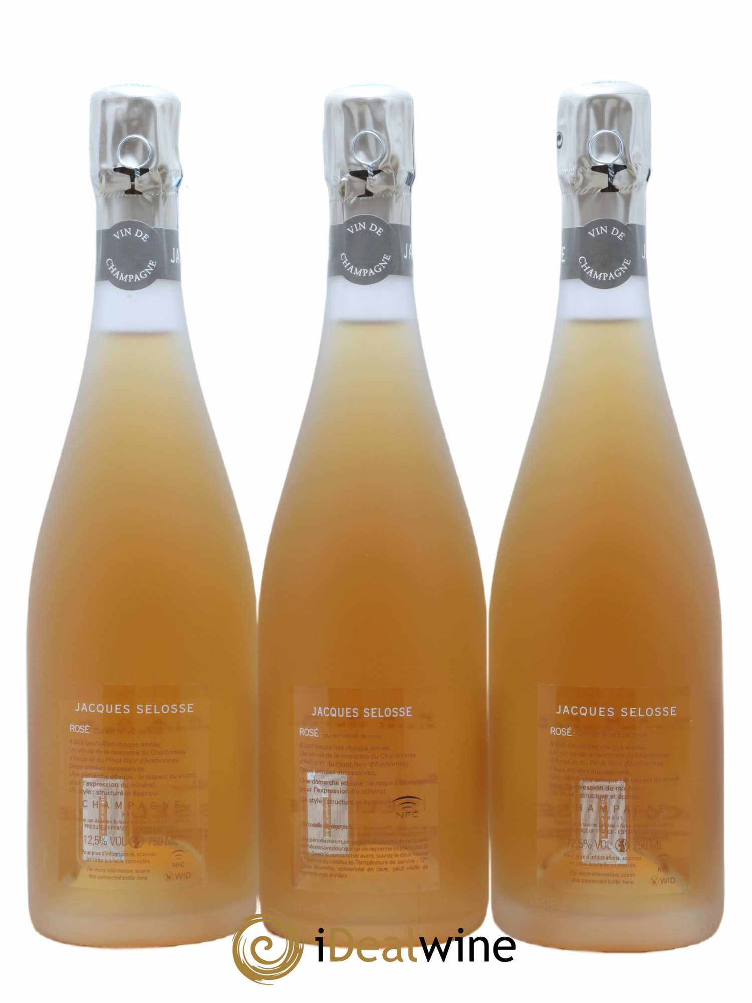 Rosé Brut Jacques Selosse - Lot de 3 bouteilles - 1