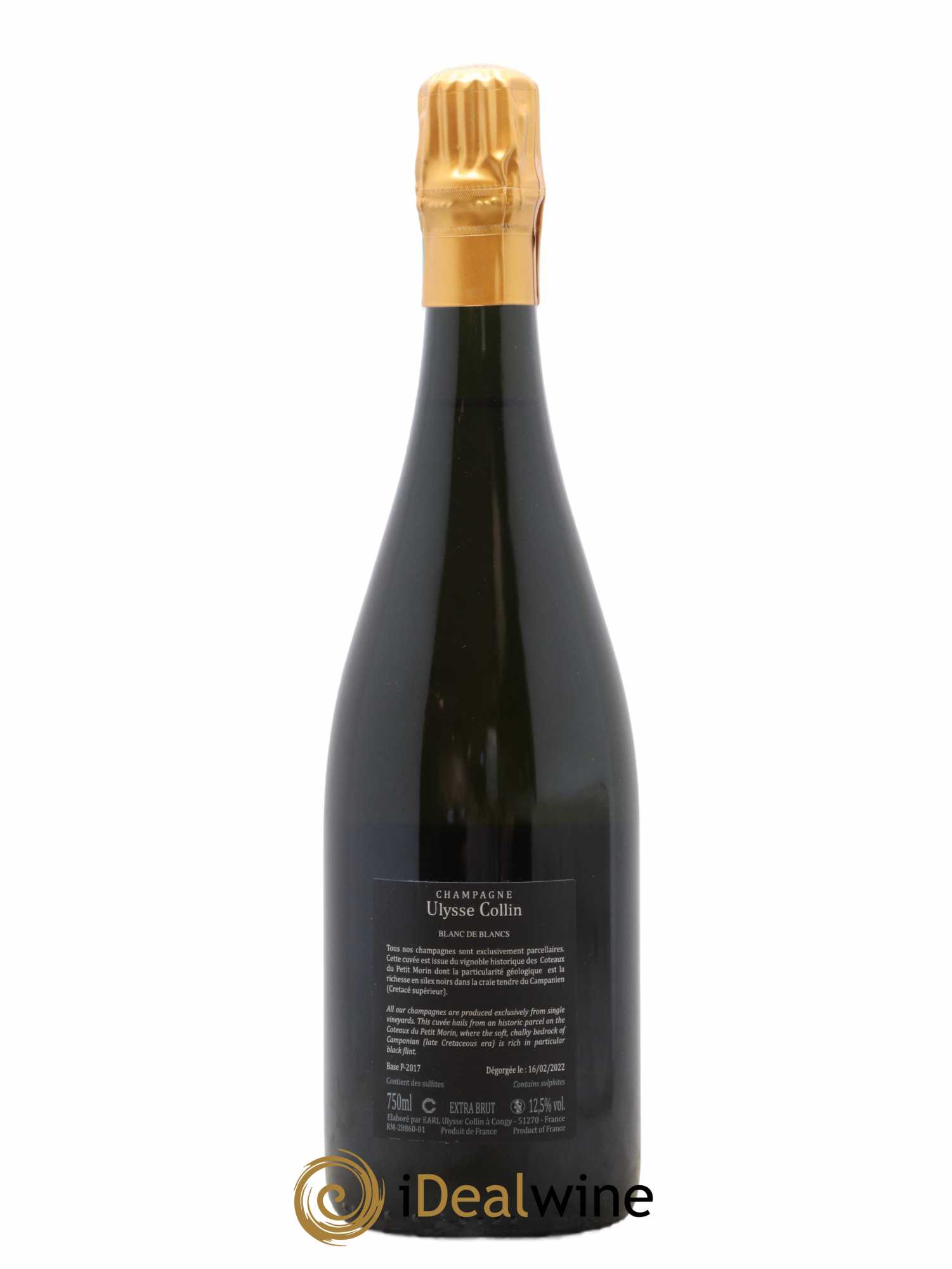 Les Pierrières Blancs de Blancs Extra-Brut Ulysse Collin - Lot de 1 bouteille - 1