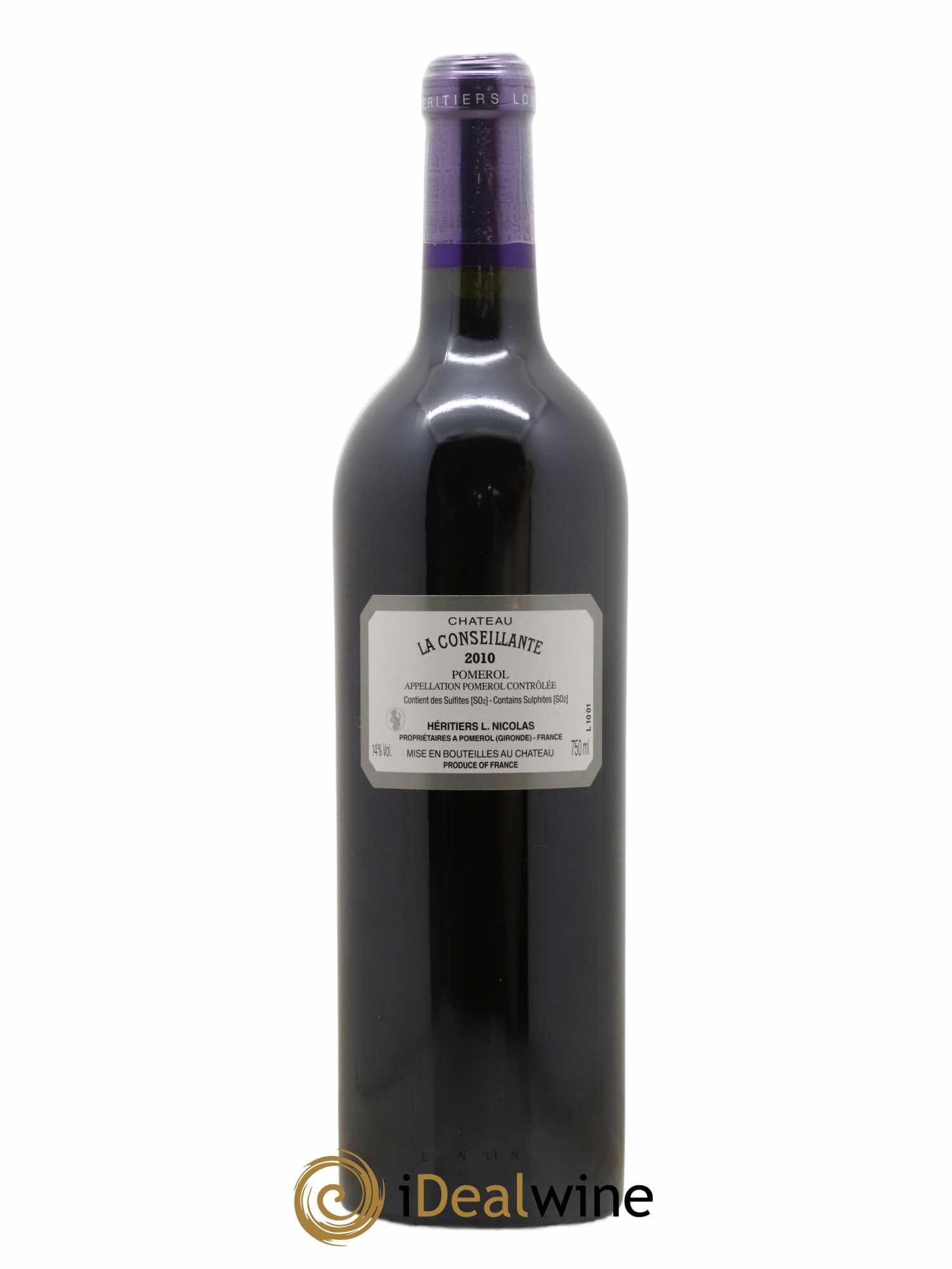 Château la Conseillante 2010 - Lot de 1 bouteille - 1