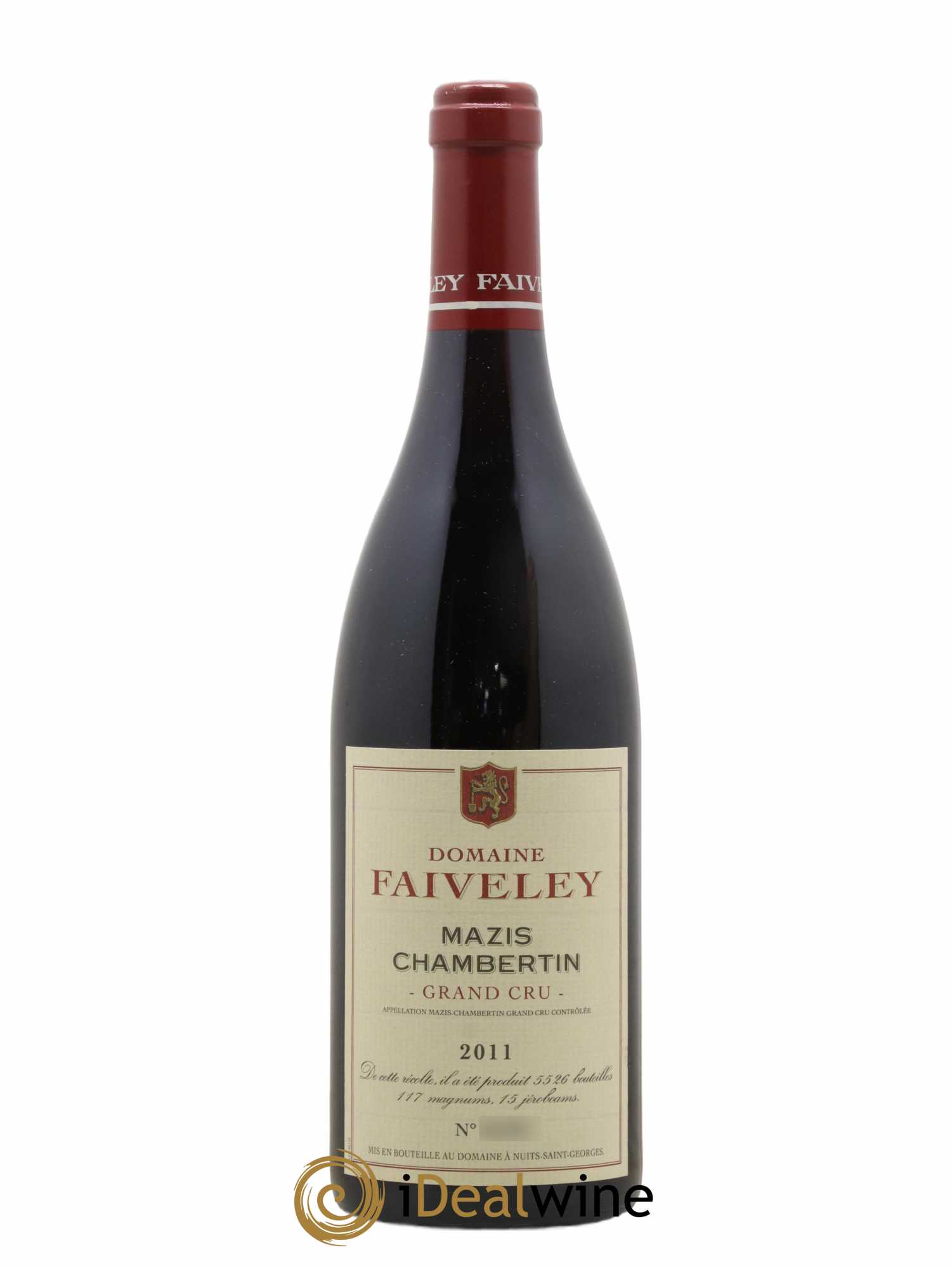 Mazis-Chambertin Grand Cru Faiveley 2011 - Lot de 1 bouteille - 0