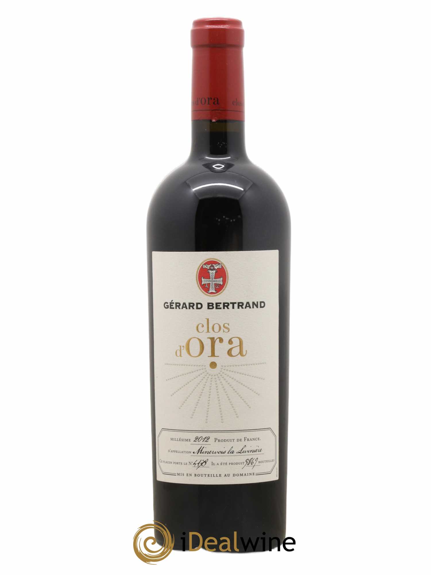 Minervois La Livinière Clos d'Ora Gérard Bertrand 2012 - Lot de 1 bouteille - 0