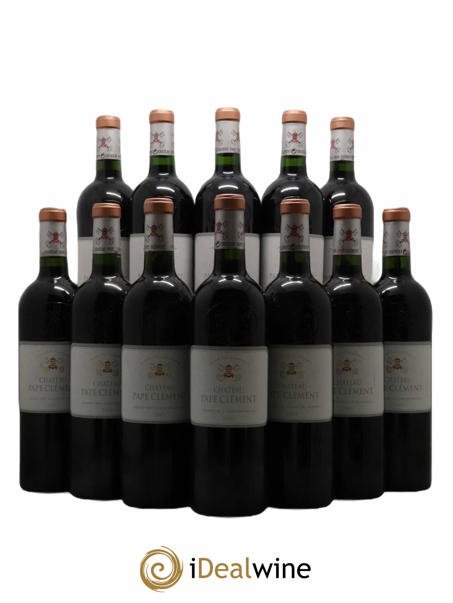 Château Pape Clément Cru Classé de Graves 2003 - Lot de 12 bouteilles - 0