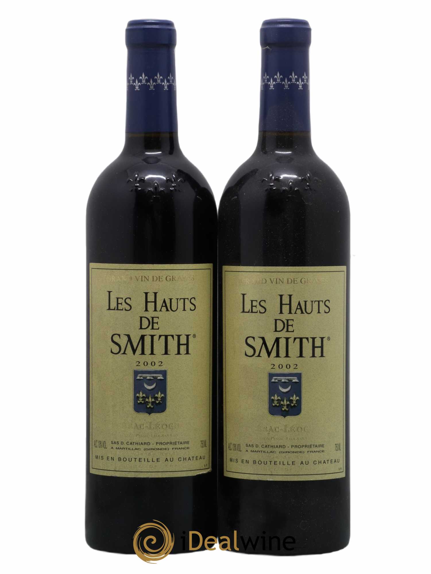 Les Hauts de Smith Second Vin 2002 - Lot of 2 bottles - 0