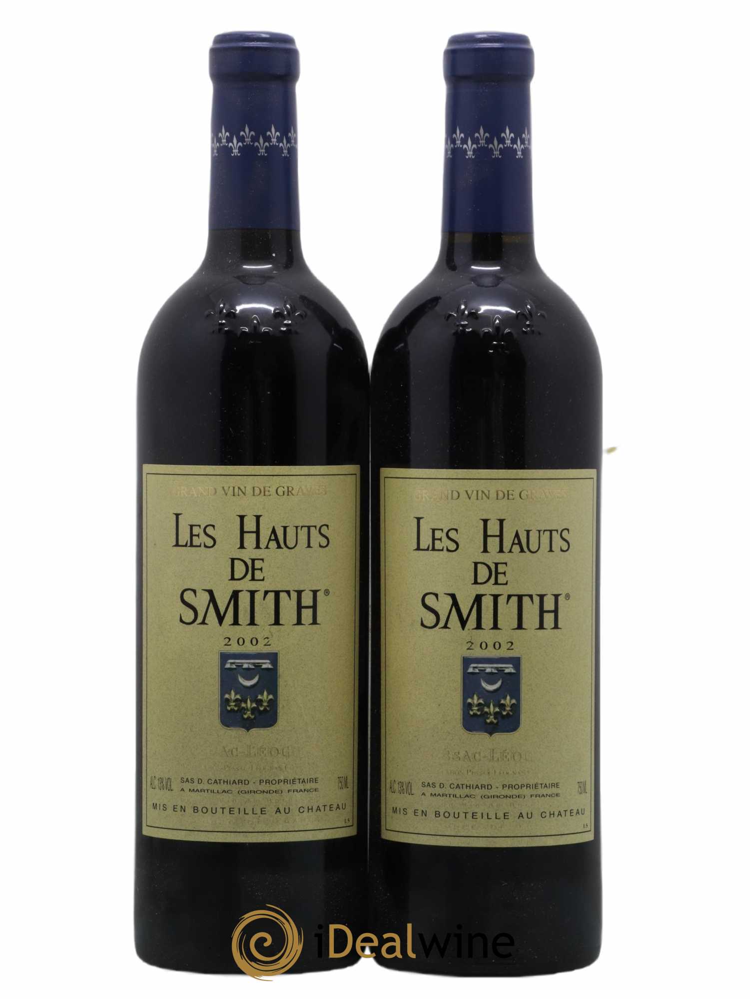 Les Hauts de Smith Second Vin 2002 - Lot of 2 bottles - 0