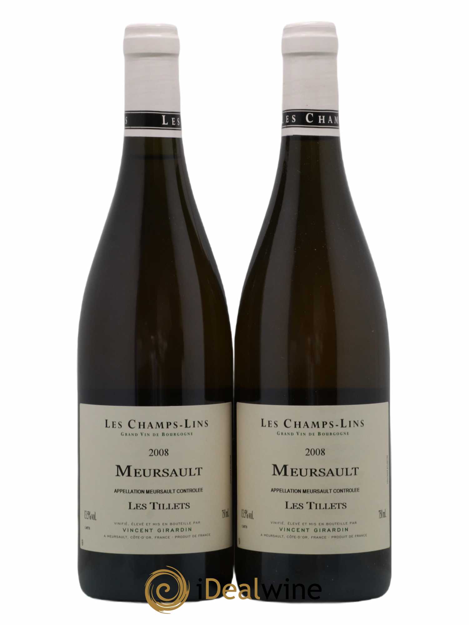 Meursault Les Tillets Vincent Girardin 2008 - Lot de 2 bouteilles - 0