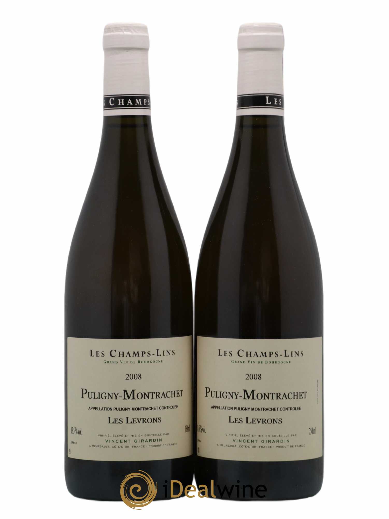 Puligny-Montrachet Les Levrons Vincent Girardin 2008 - Lot de 2 bouteilles - 0