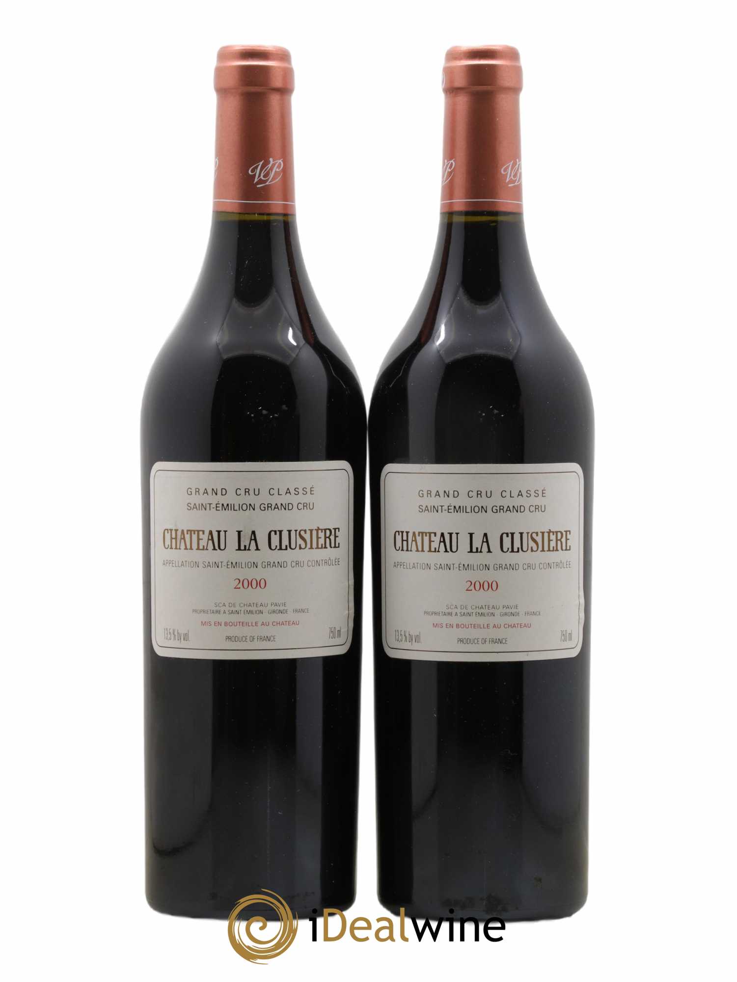 Château la Clusière 2000 - Lot de 2 bouteilles - 0