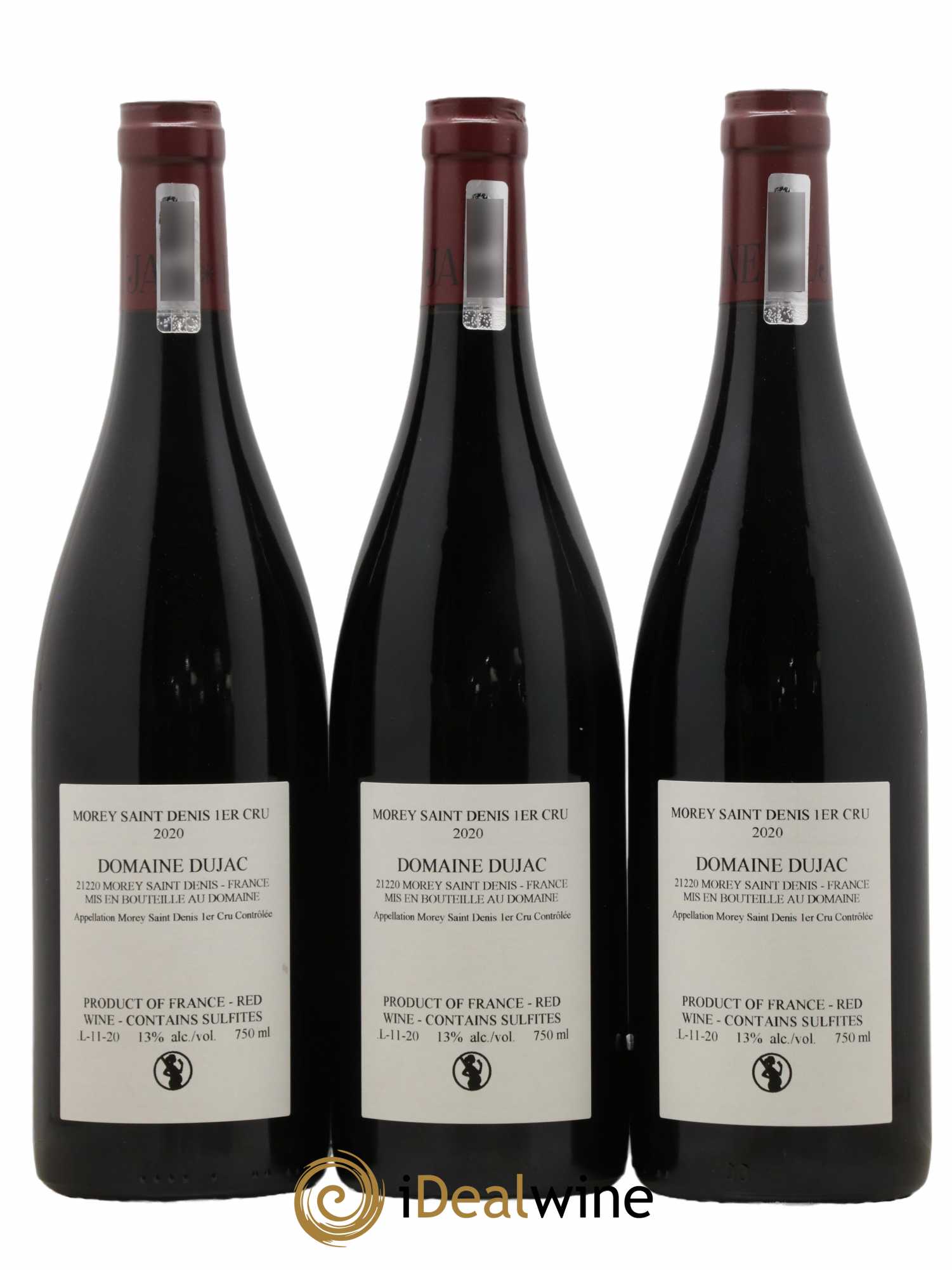 Morey Saint-Denis 1er Cru Dujac (Domaine) 2020 - Lot of 3 bottles - 1