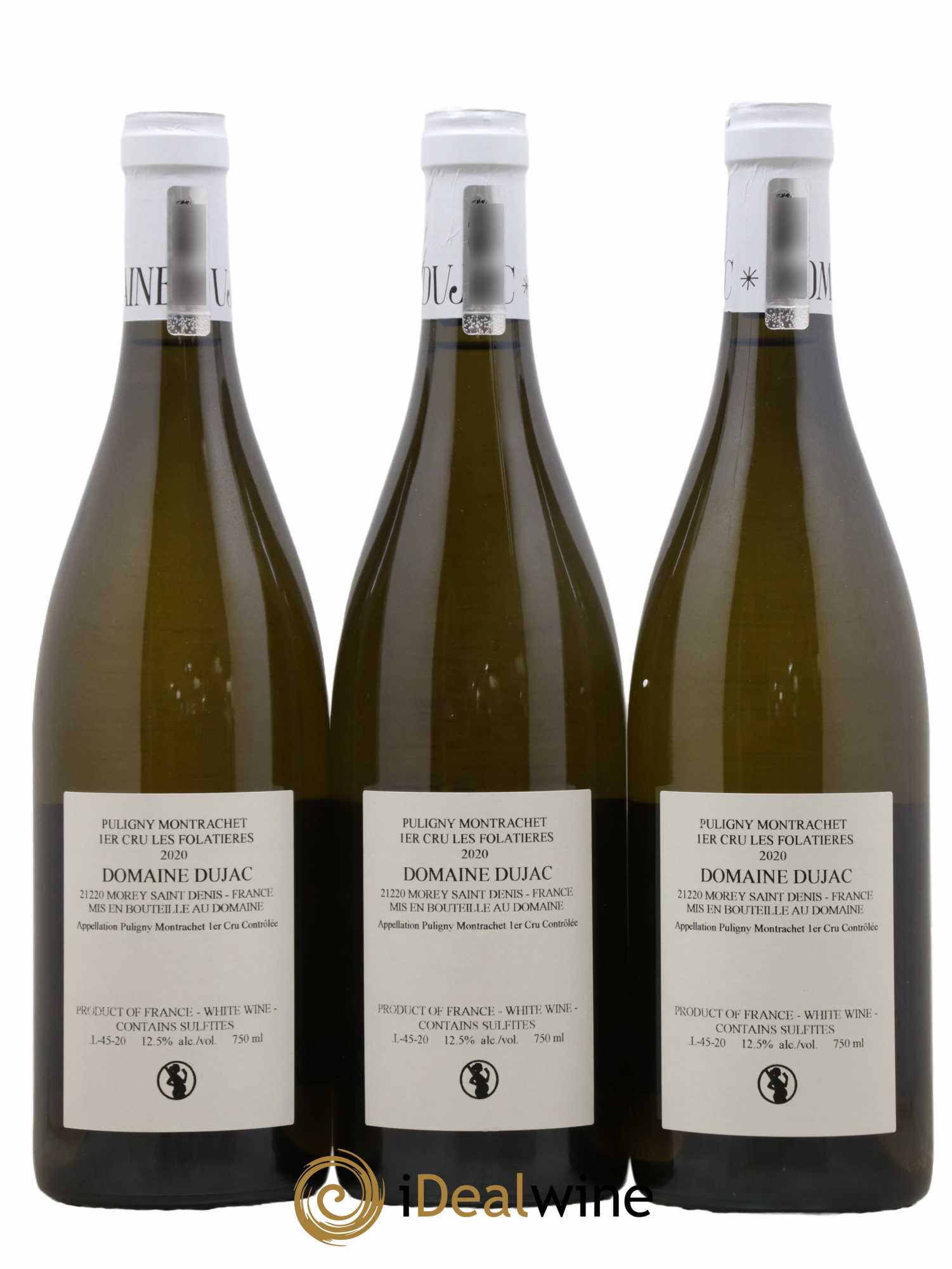 Puligny-Montrachet 1er Cru Les Folatières Dujac (Domaine) 2020 - Lot de 3 bouteilles - 1
