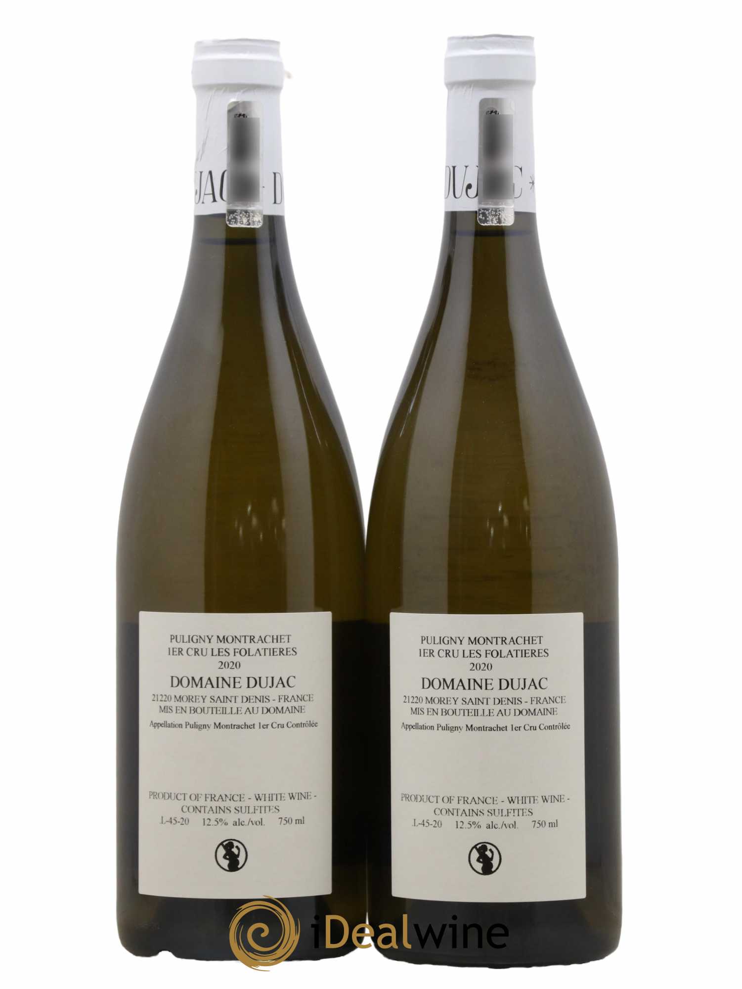 Puligny-Montrachet 1er Cru Les Folatières Dujac (Domaine) 2020 - Lot de 2 bouteilles - 1