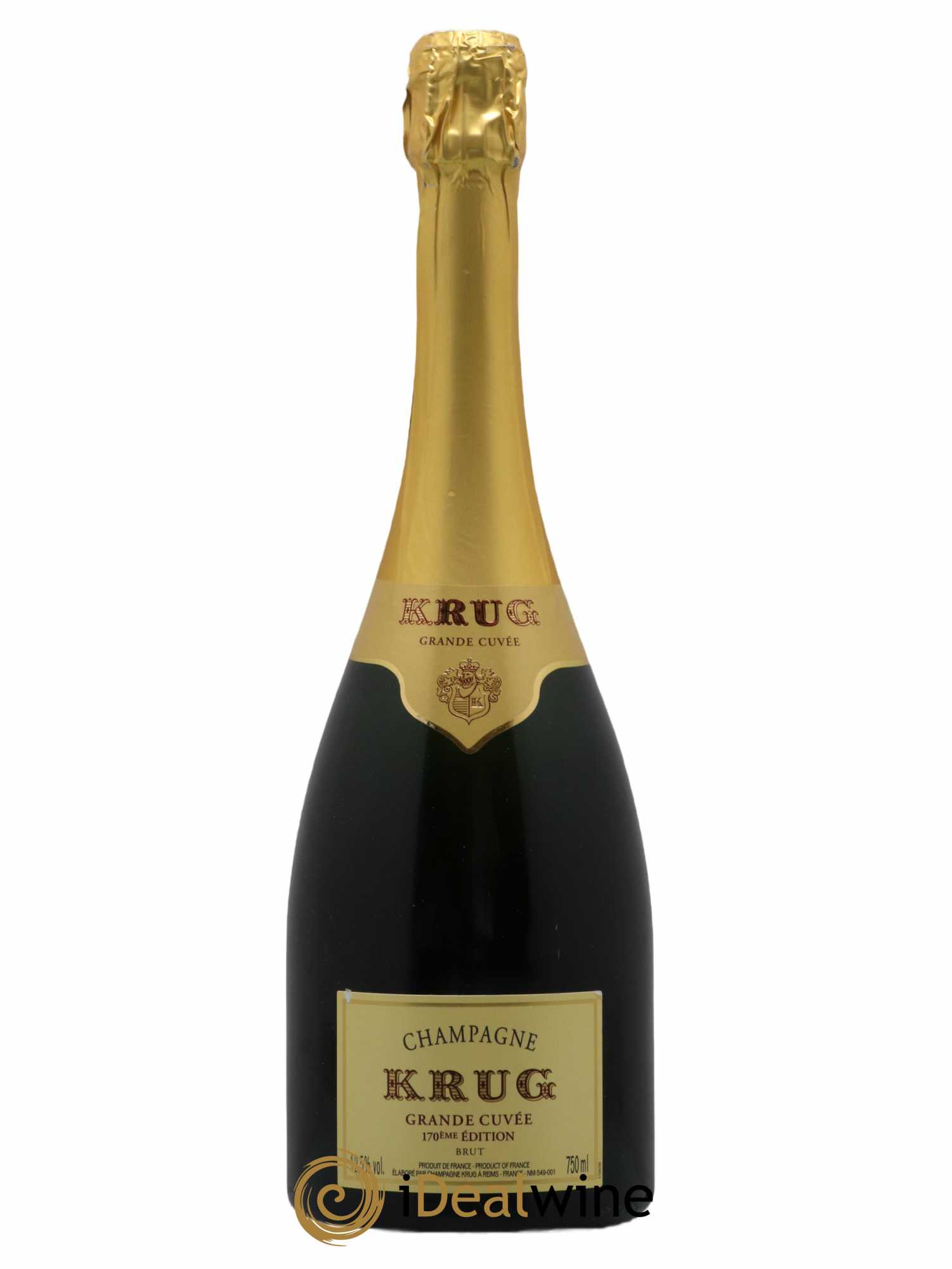 Grande Cuvée - 170ème édition Krug Brut - Lot de 1 bouteille - 0