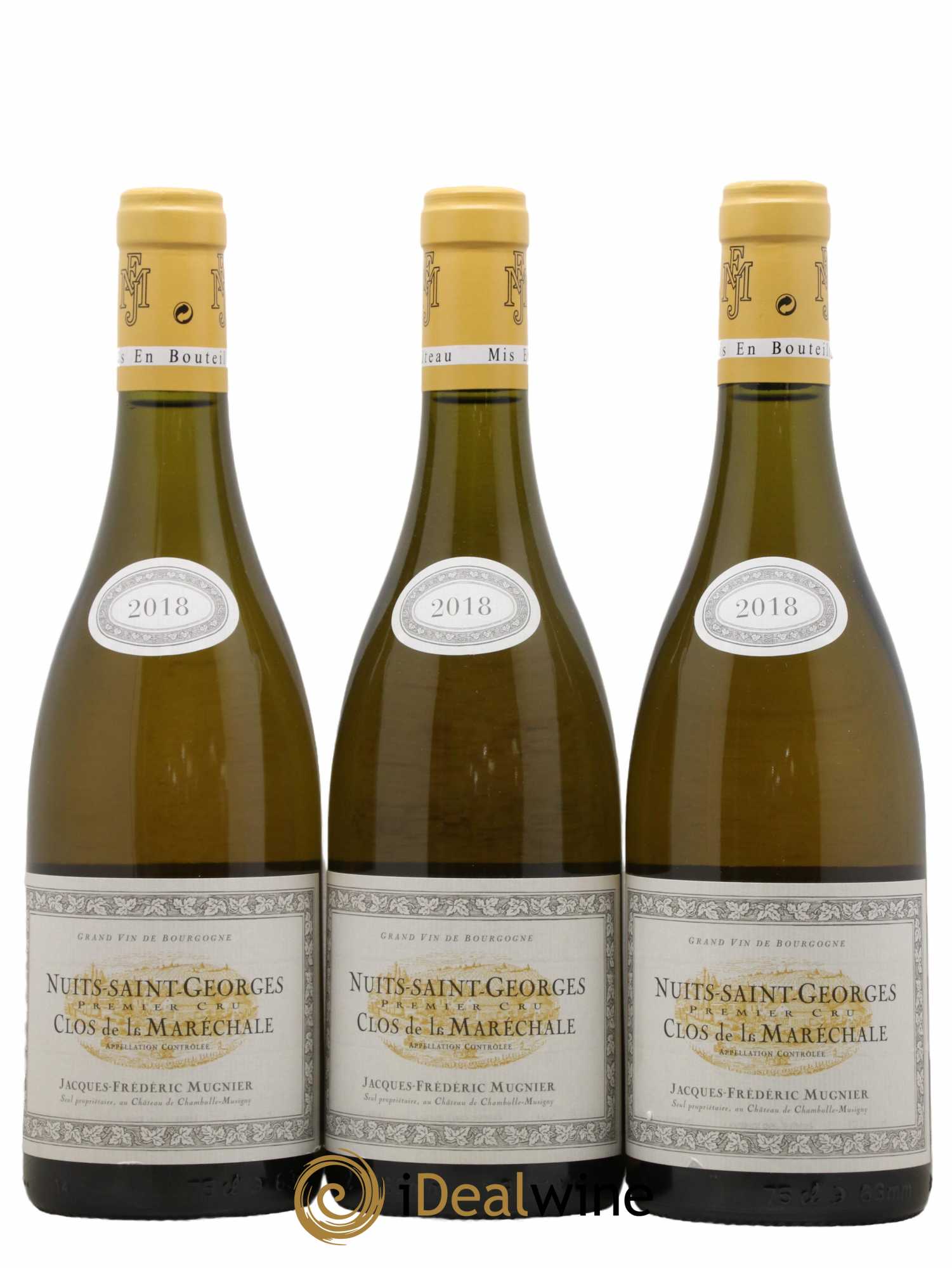 Nuits-Saint-Georges 1er Cru Clos de La Maréchale Jacques-Frédéric Mugnier 2018 - Lot de 3 bouteilles - 0