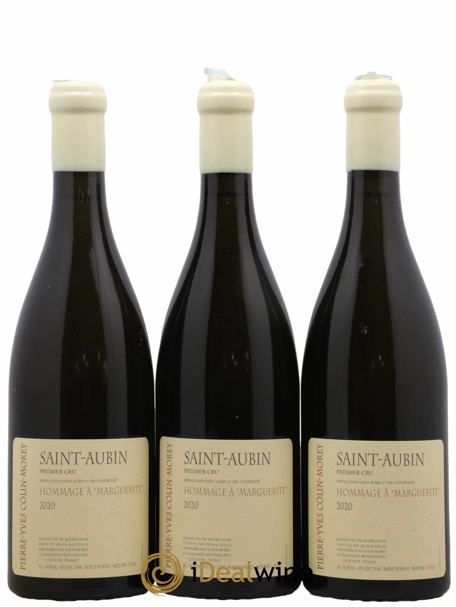 Saint-Aubin 1er Cru Hommage à Marguerite Pierre-Yves Colin Morey 2020 - Lot de 3 bouteilles - 0