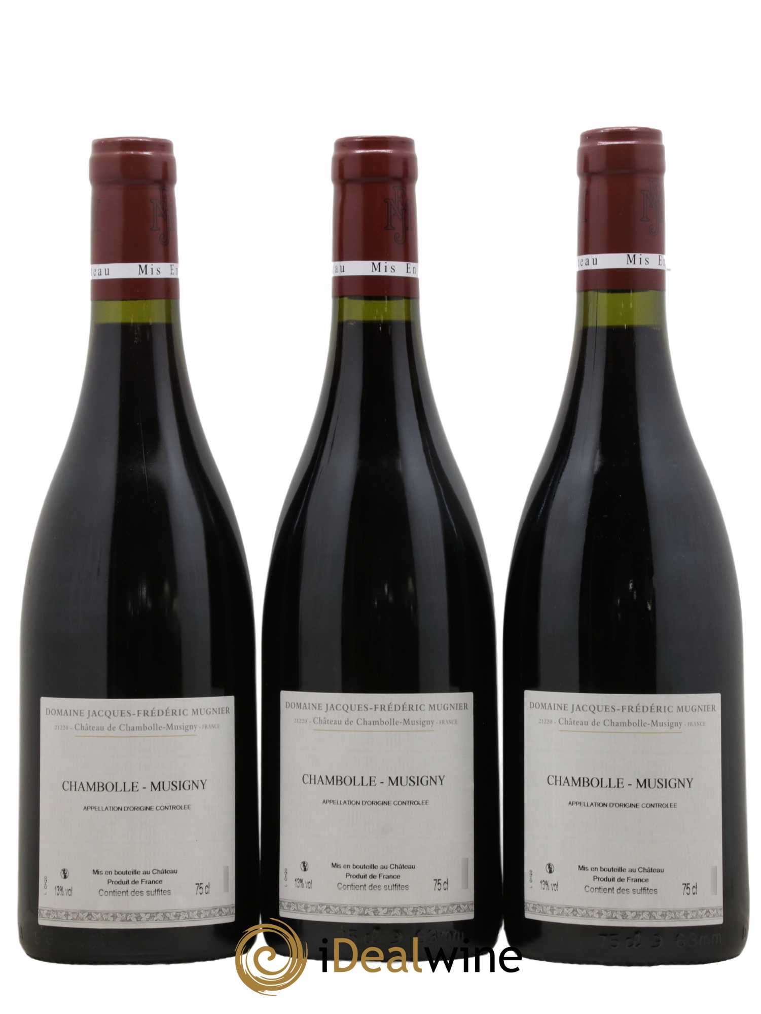 Chambolle-Musigny Jacques-Frédéric Mugnier 2020 - Lot de 3 bouteilles - 1