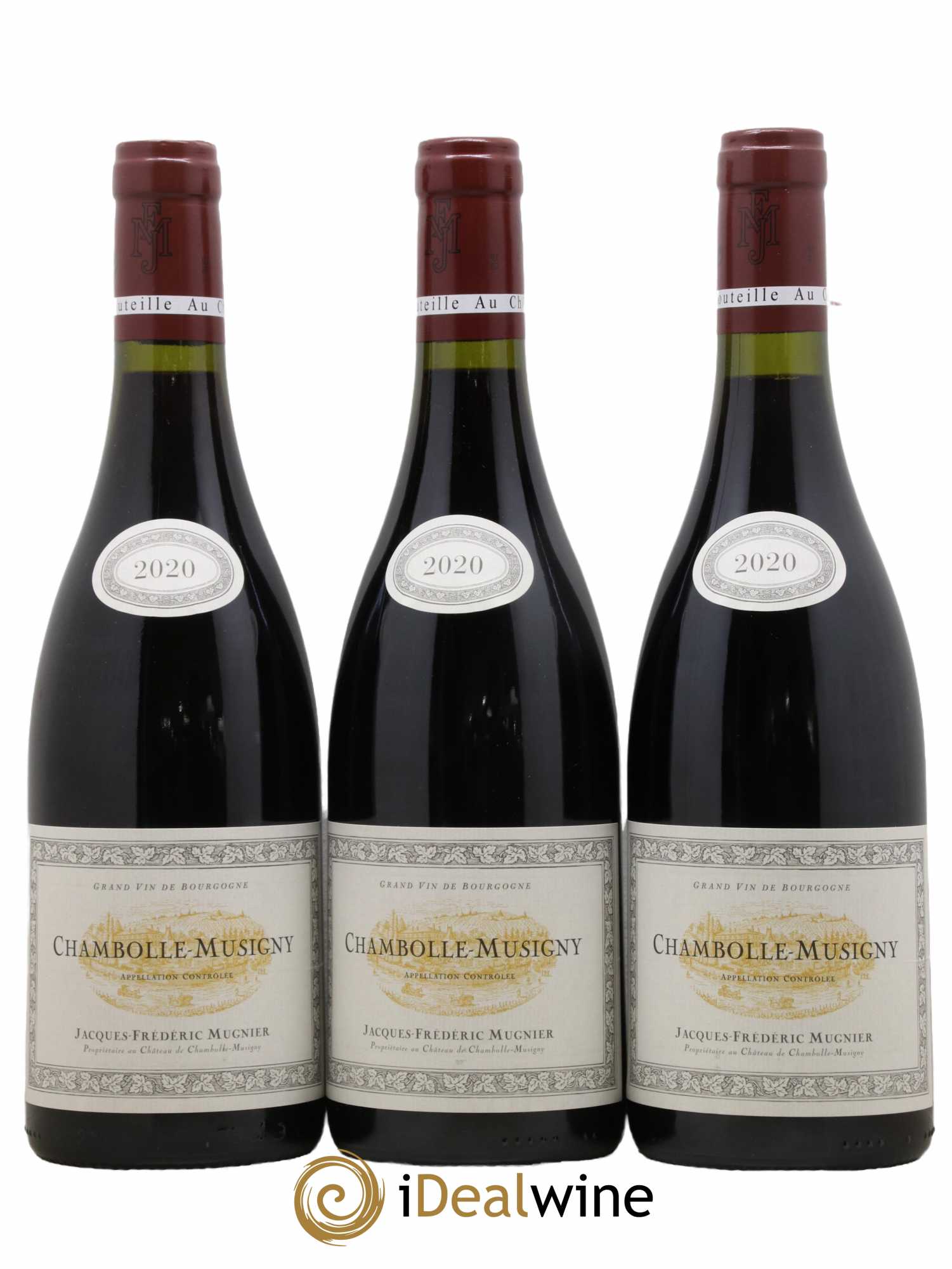 Chambolle-Musigny Jacques-Frédéric Mugnier 2020 - Lot de 3 bouteilles - 0