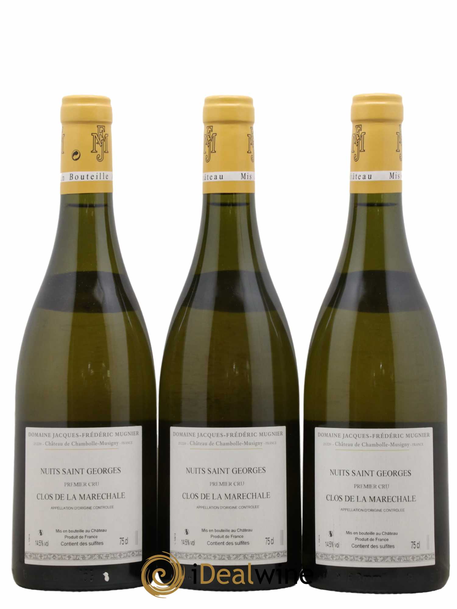 Nuits-Saint-Georges 1er Cru Clos de La Maréchale Jacques-Frédéric Mugnier 2019 - Lot de 3 bouteilles - 1
