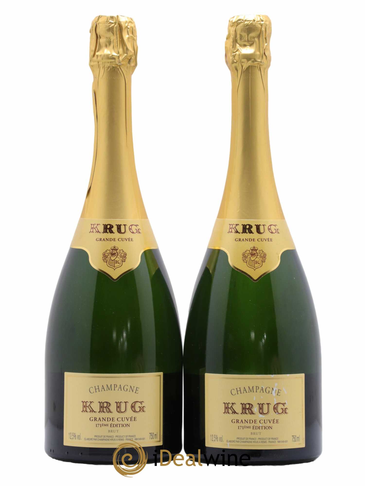 Grande Cuvée Brut - 171ème édition Krug - Lot de 2 bouteilles - 0