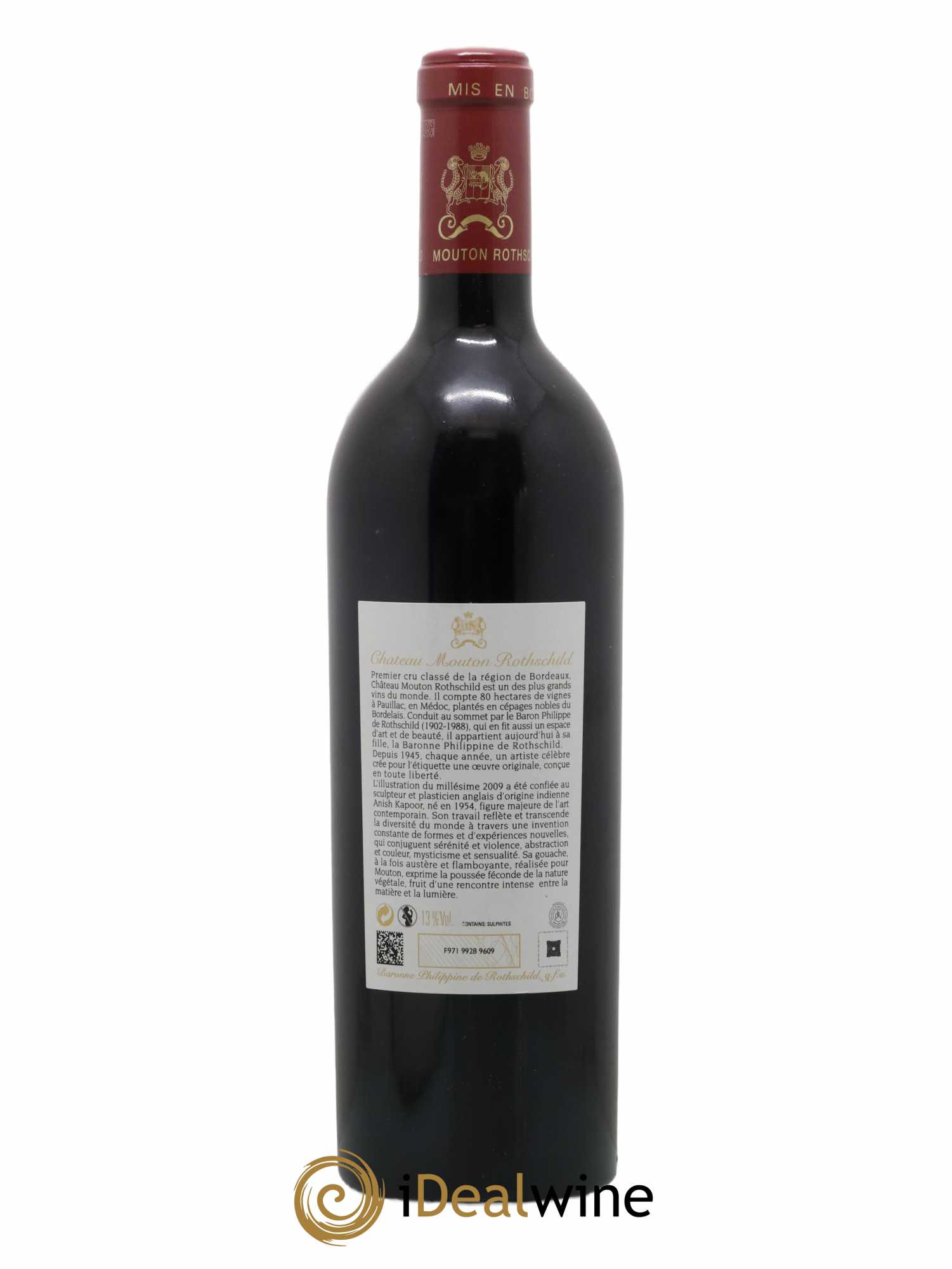 Château Mouton Rothschild 1er Grand Cru Classé 2009 - Lot of 1 bottle - 1