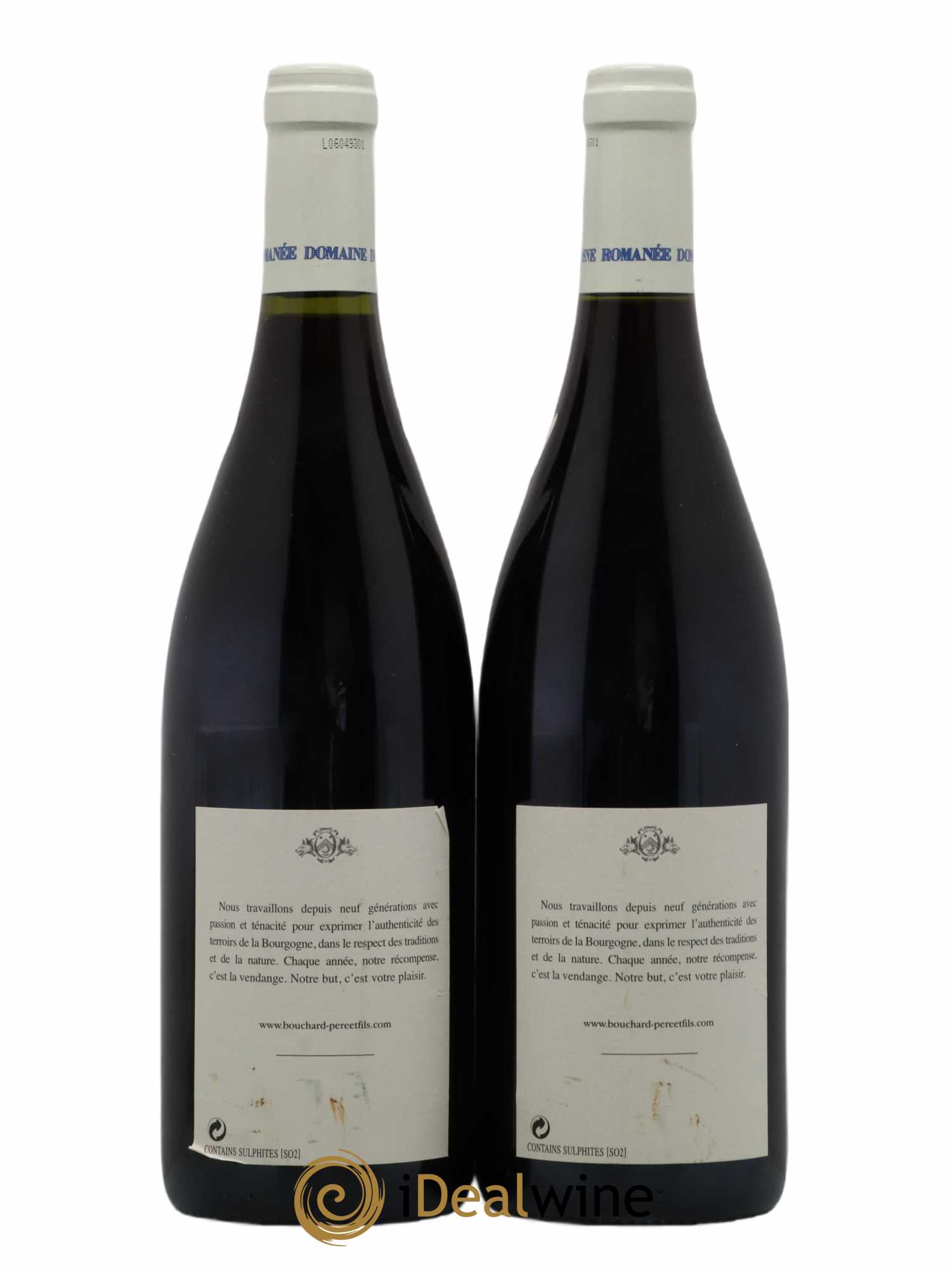 Vosne-Romanée Clos du Château Comte Liger-Belair (Domaine du) Bouchard Père & Fils 2002 - Lot de 2 bouteilles - 1