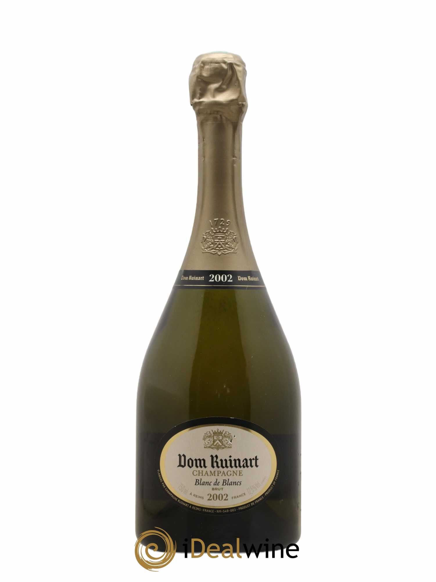 Dom Ruinart Brut Ruinart 2002 - Lot de 1 bouteille - 1