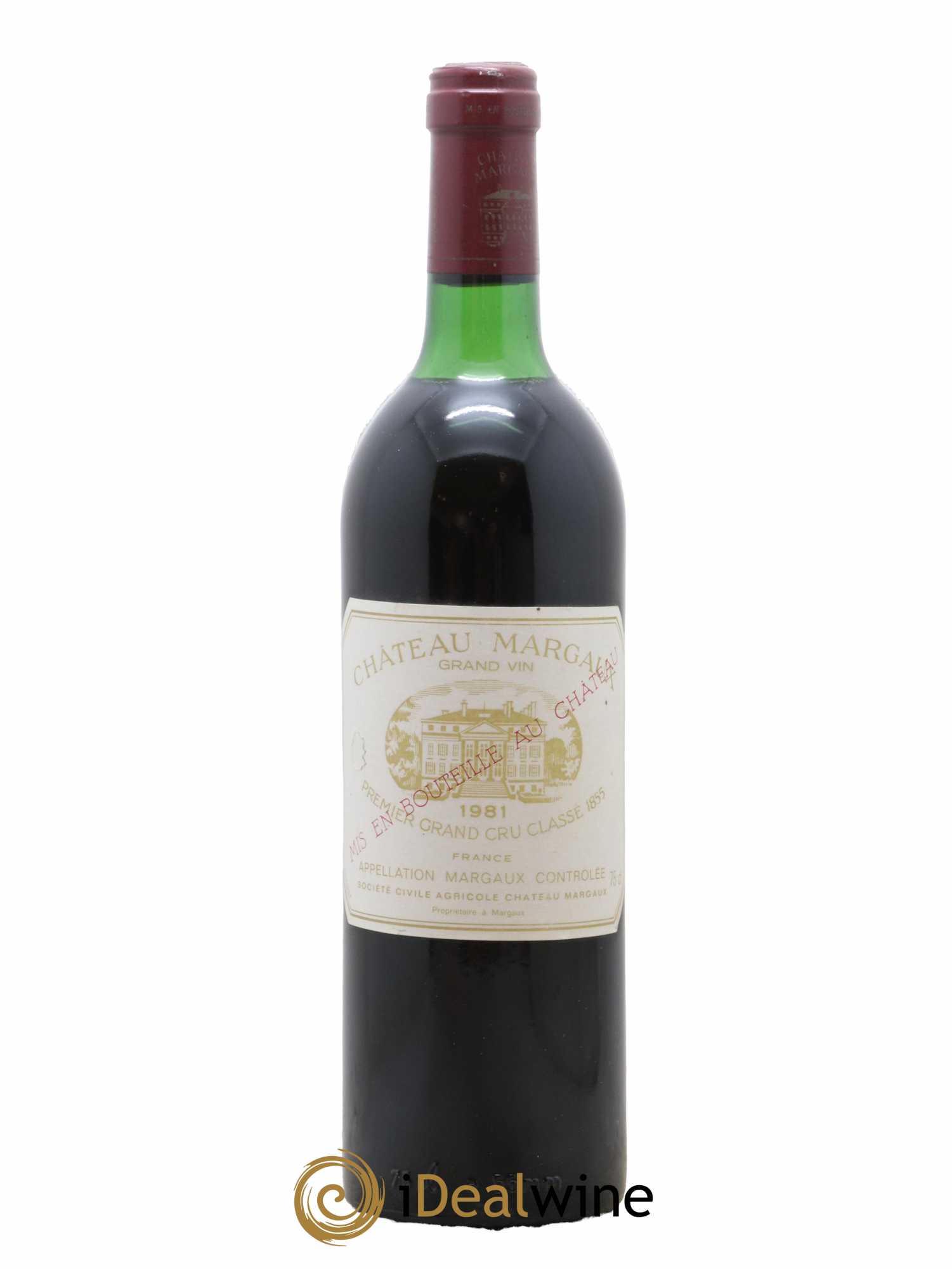 Château Margaux 1er Grand Cru Classé 1981 - Lot de 1 bouteille - 0