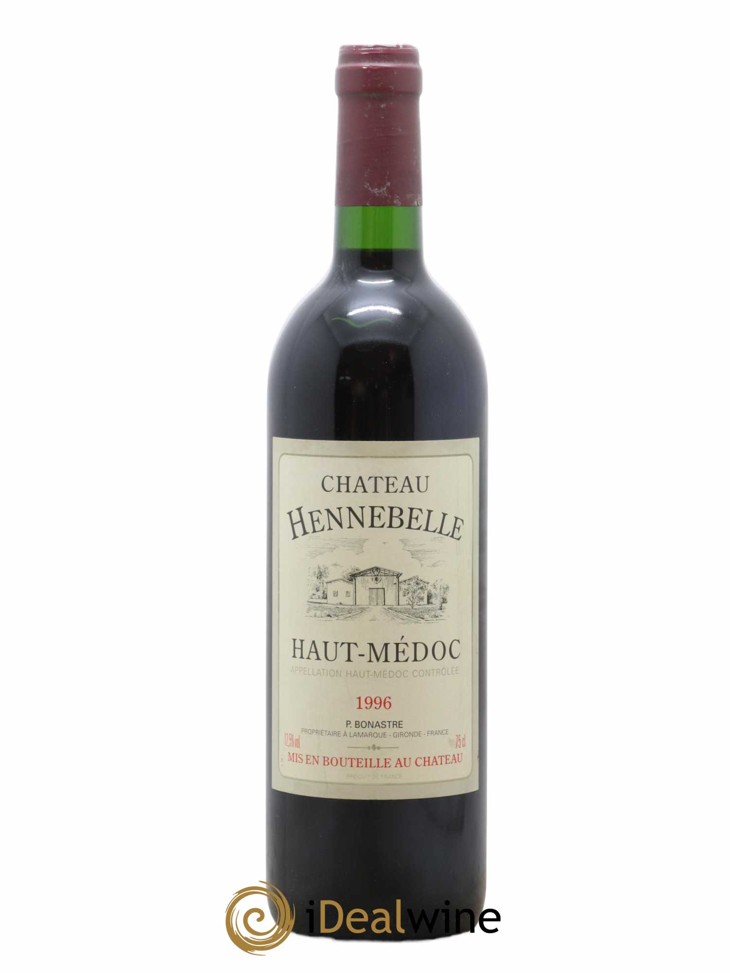 Haut Médoc Château Hennebelle 1996 - Lot de 1 bouteille - 0