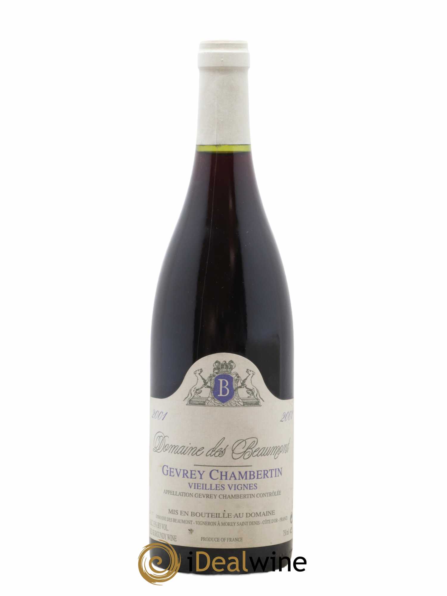 Gevrey-Chambertin Gevrey Vielles Vignes Domaine Des Beaumont 2001 - Lot de 1 bouteille - 0