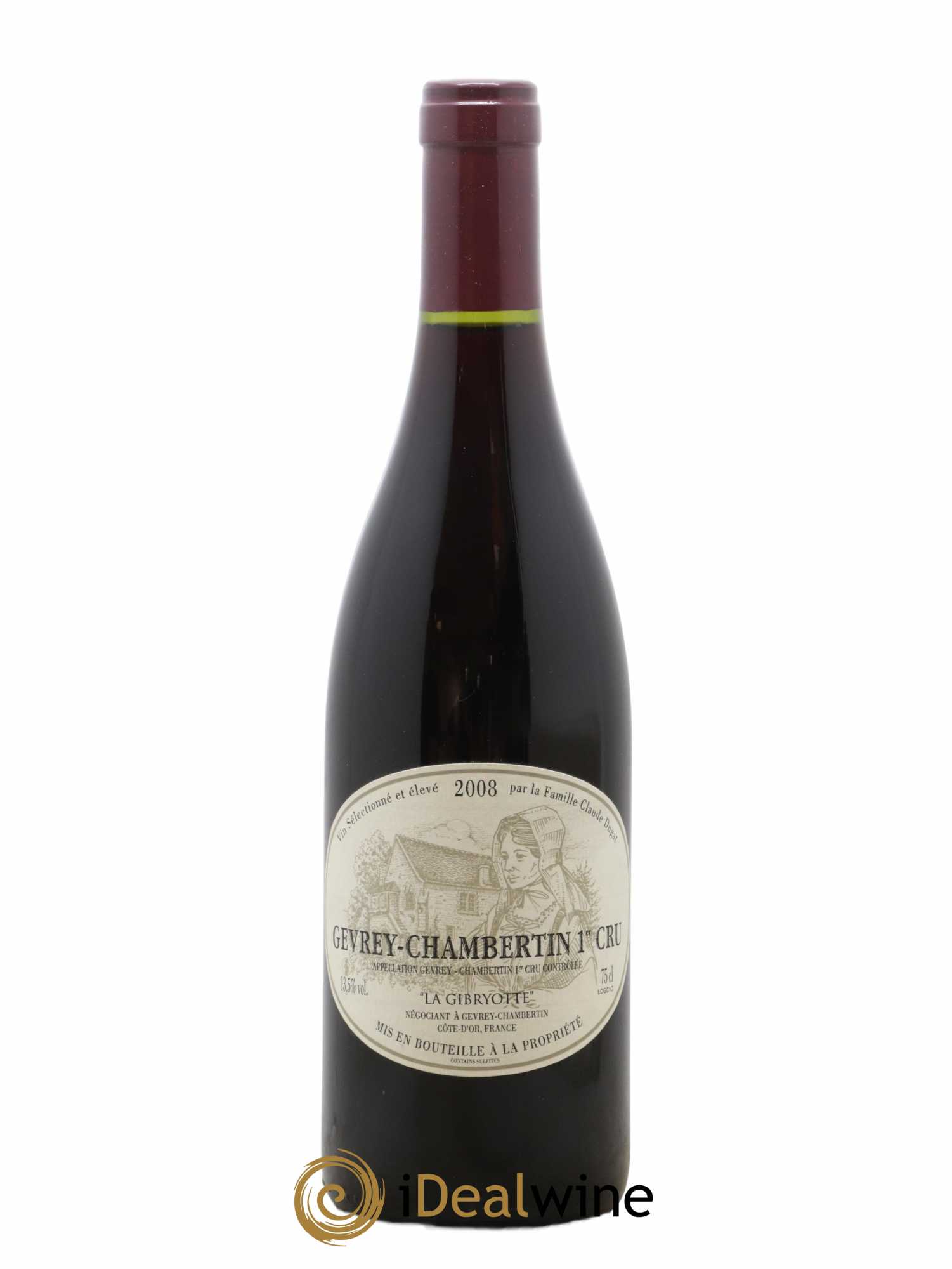 Gevrey-Chambertin 1er Cru La Gibryotte Claude Dugat 2008 - Lot de 1 bouteille - 0