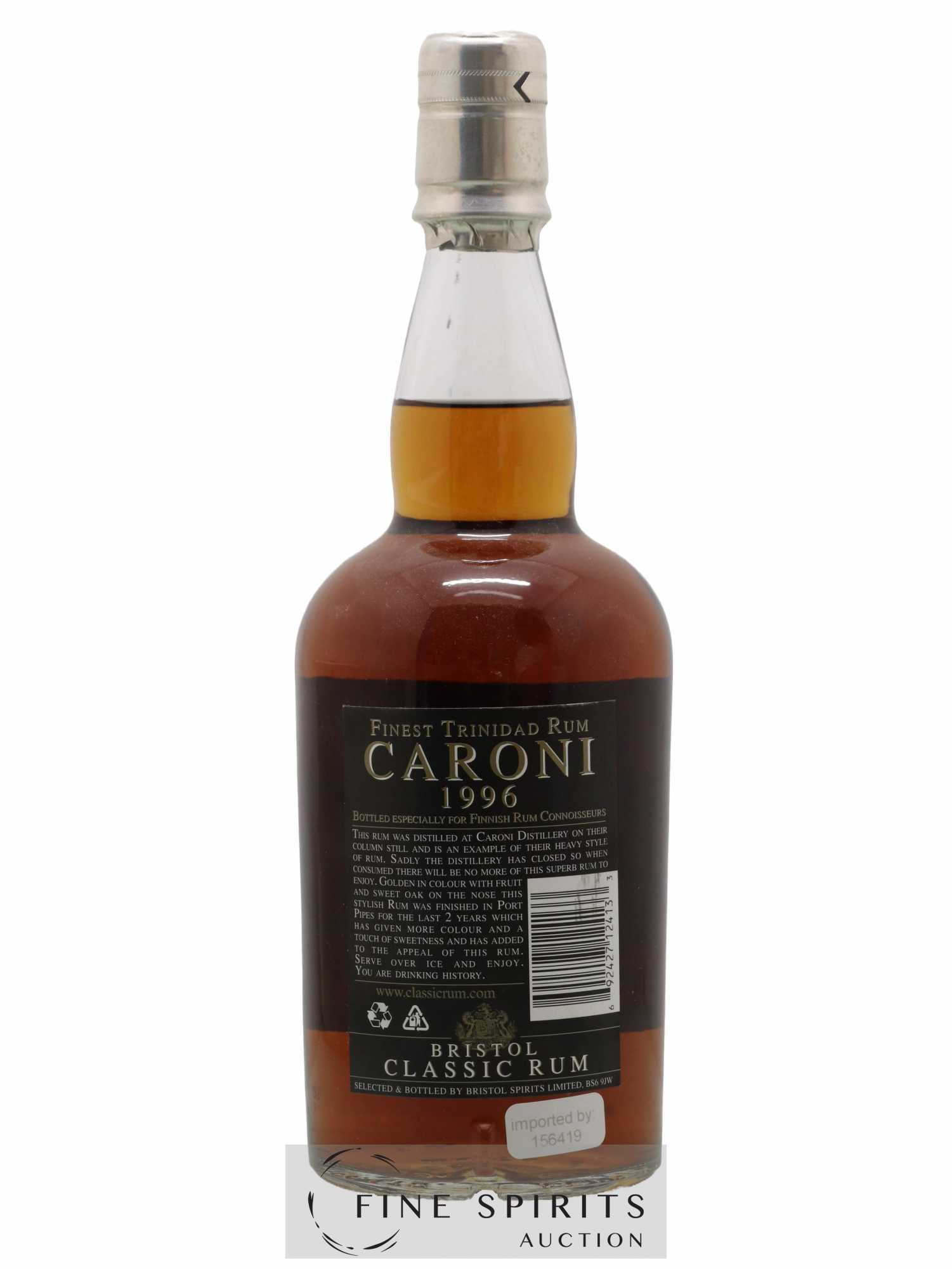 Caroni 1996 Bristol Spirits Bristol Classic Rum bottled in 2014 - Lotto di 1 bottiglia - 1