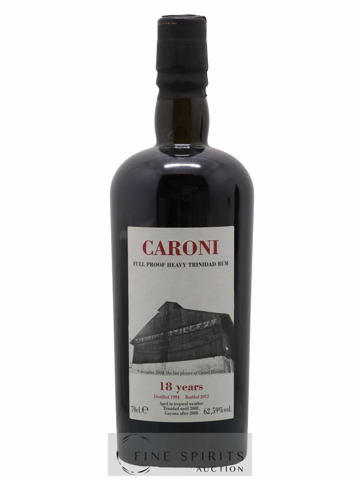 Caroni 18 years 1994 Velier Stock of 10 Barrels One of 2633 - bottled 2012 - Lot de 1 bouteille - 1