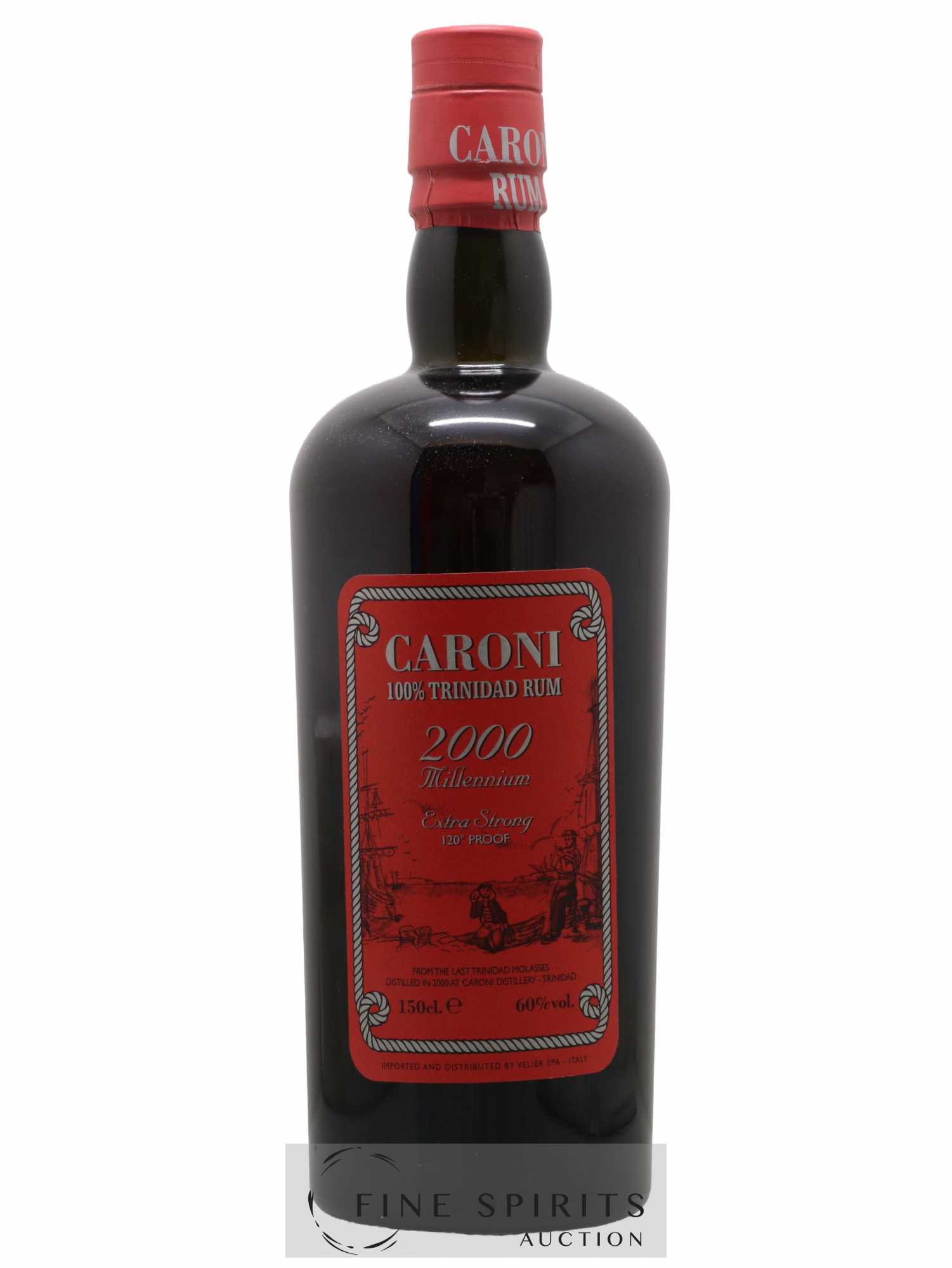 Caroni 15 years 2000 Velier Millennium One of 1420 - bottled 2015 - Lot de 1 magnum - 1