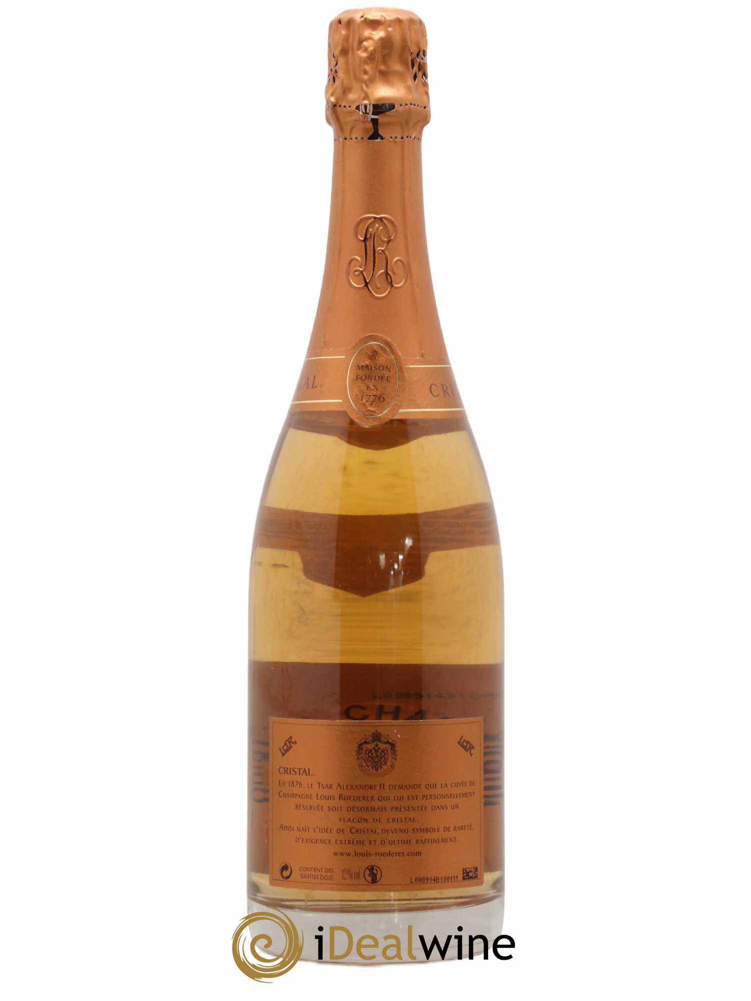 Cristal Louis Roederer 2004 - Lot de 1 bouteille - 1