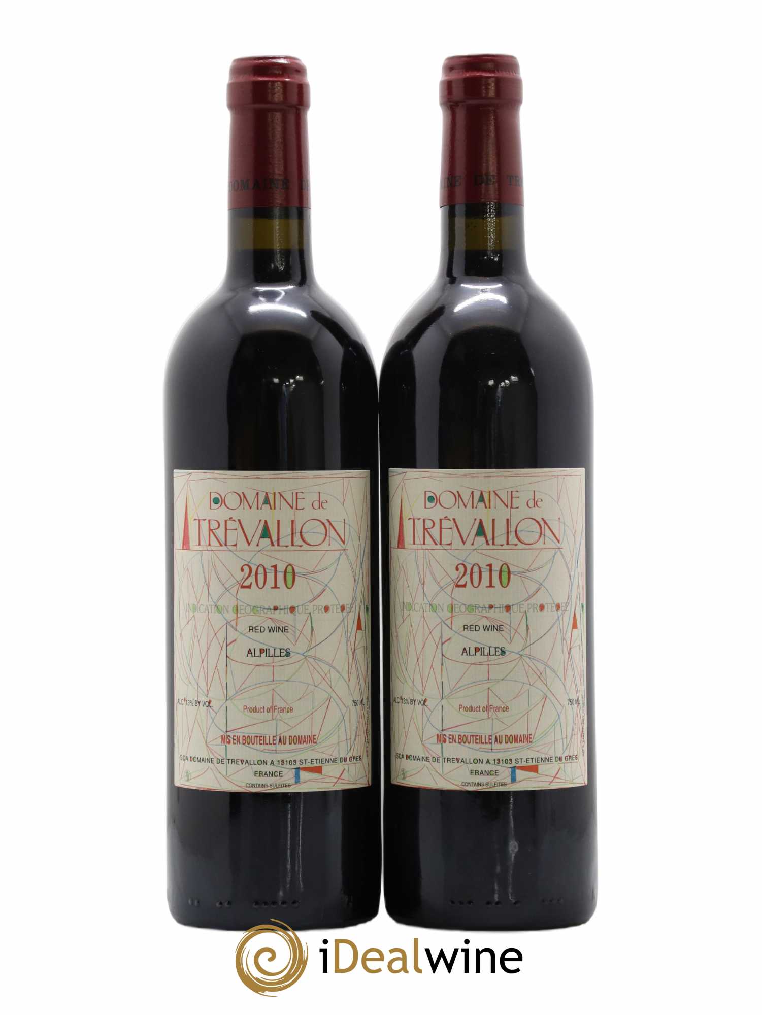 Alpilles Trévallon (Domaine de) Eloi Dürrbach 2010 - Lot de 2 bouteilles - 0