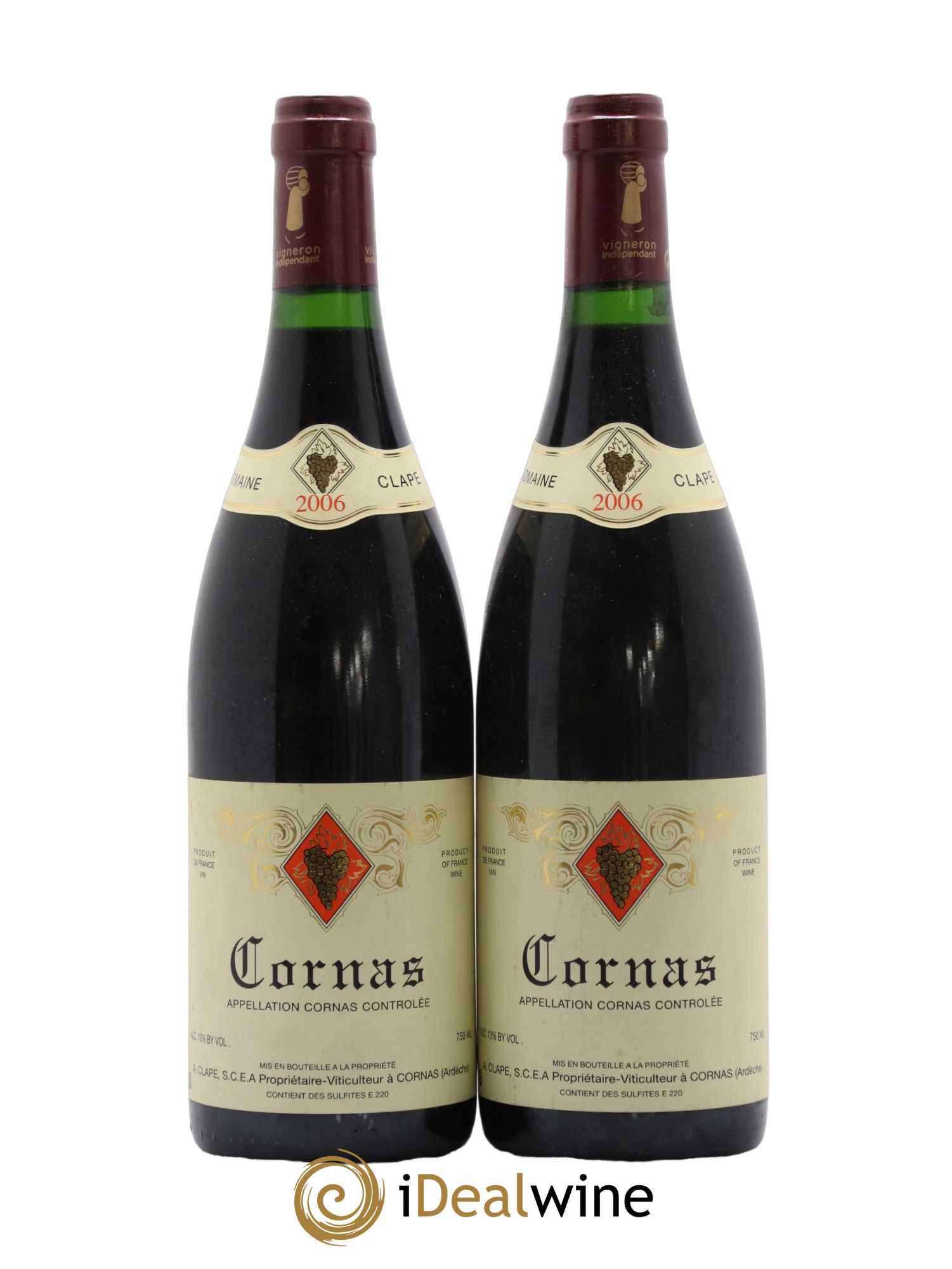 Cornas Auguste Clape 2006 - Lot de 2 bouteilles - 0