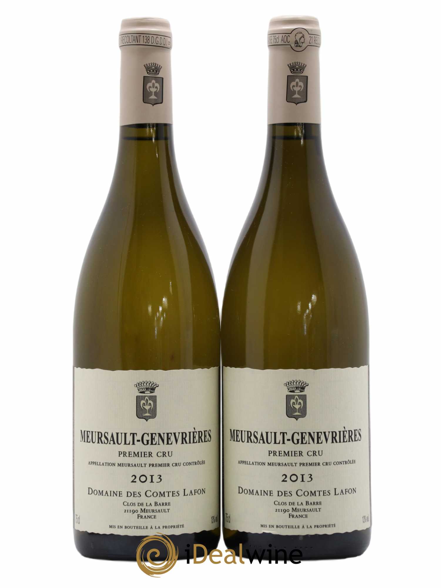 Meursault 1er Cru Genevrières Comtes Lafon (Domaine des) 2013 - Lot de 2 bouteilles - 0