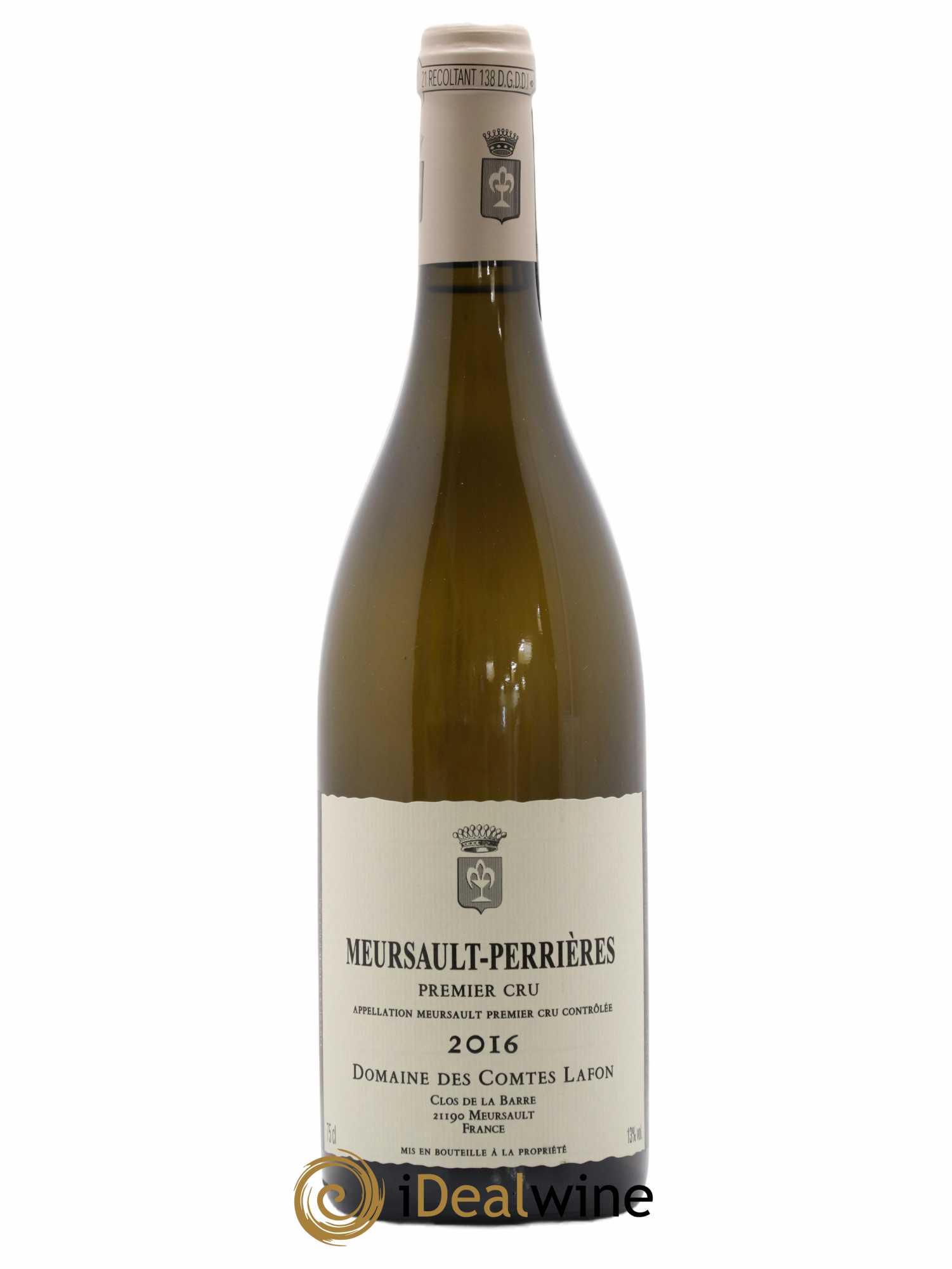 Meursault 1er Cru Perrières Comtes Lafon (Domaine des) 2016 - Lot de 1 bouteille - 0