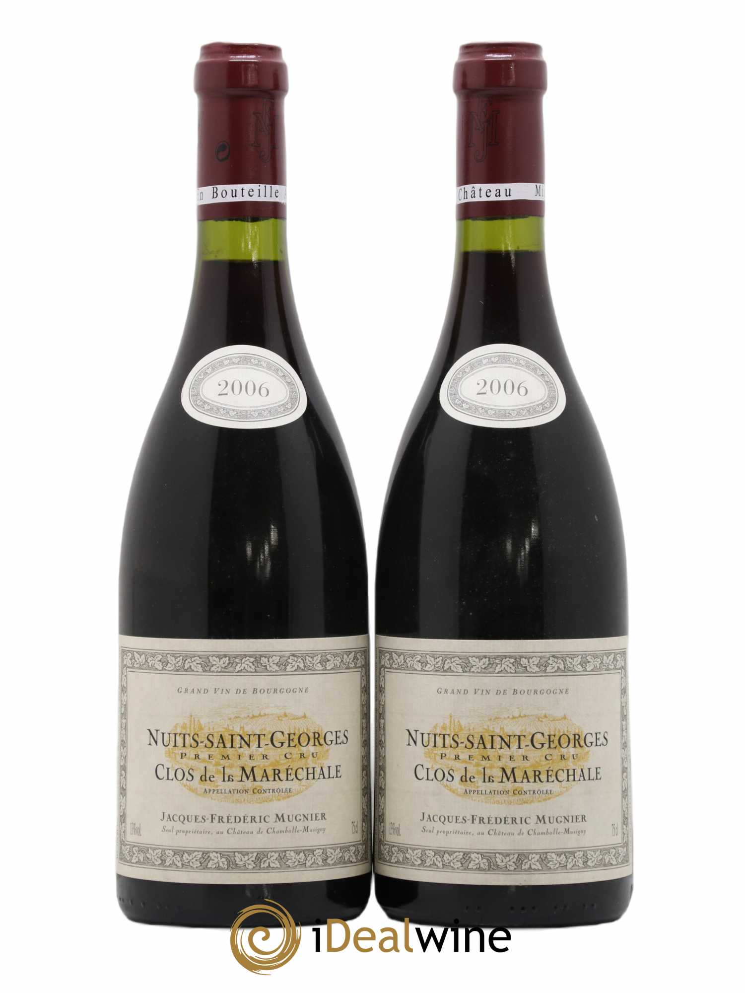 Nuits-Saint-Georges 1er Cru Clos de La Maréchale Jacques-Frédéric Mugnier 2006 - Lot of 2 bottles - 0