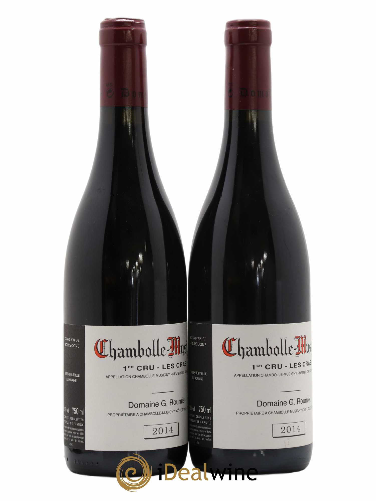 Chambolle-Musigny 1er Cru Les Cras Georges Roumier (Domaine) 2014 - Lot de 2 bouteilles - 1