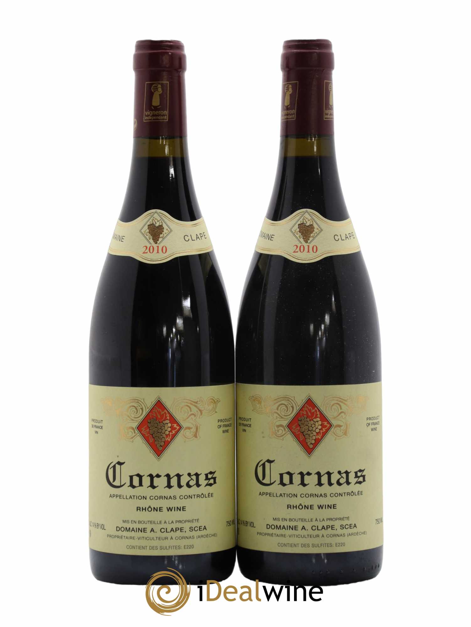 Cornas Auguste Clape 2010 - Lot de 2 bouteilles - 0
