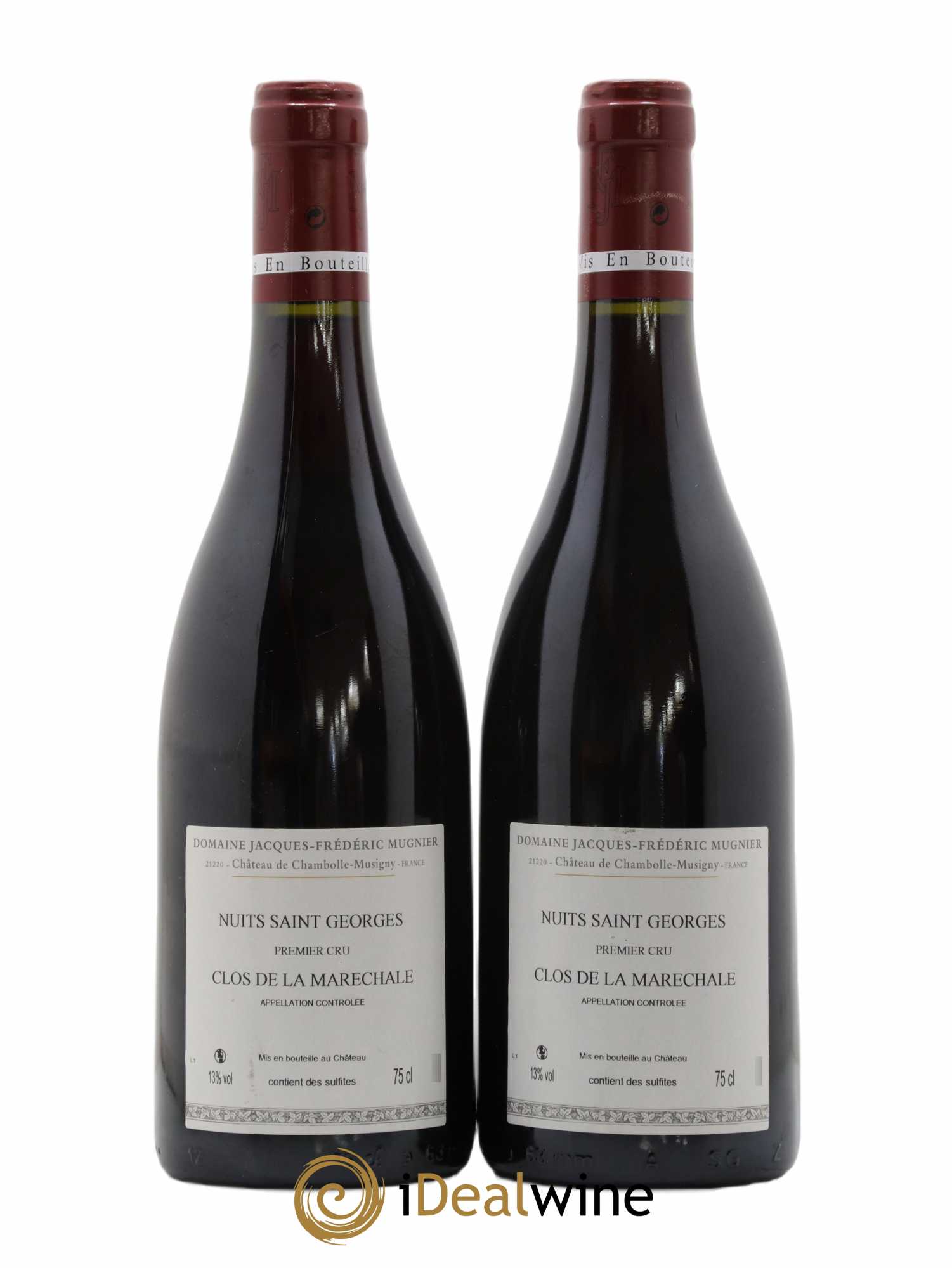 Nuits-Saint-Georges 1er Cru Clos de La Maréchale Jacques-Frédéric Mugnier 2011 - Lot de 2 bouteilles - 1