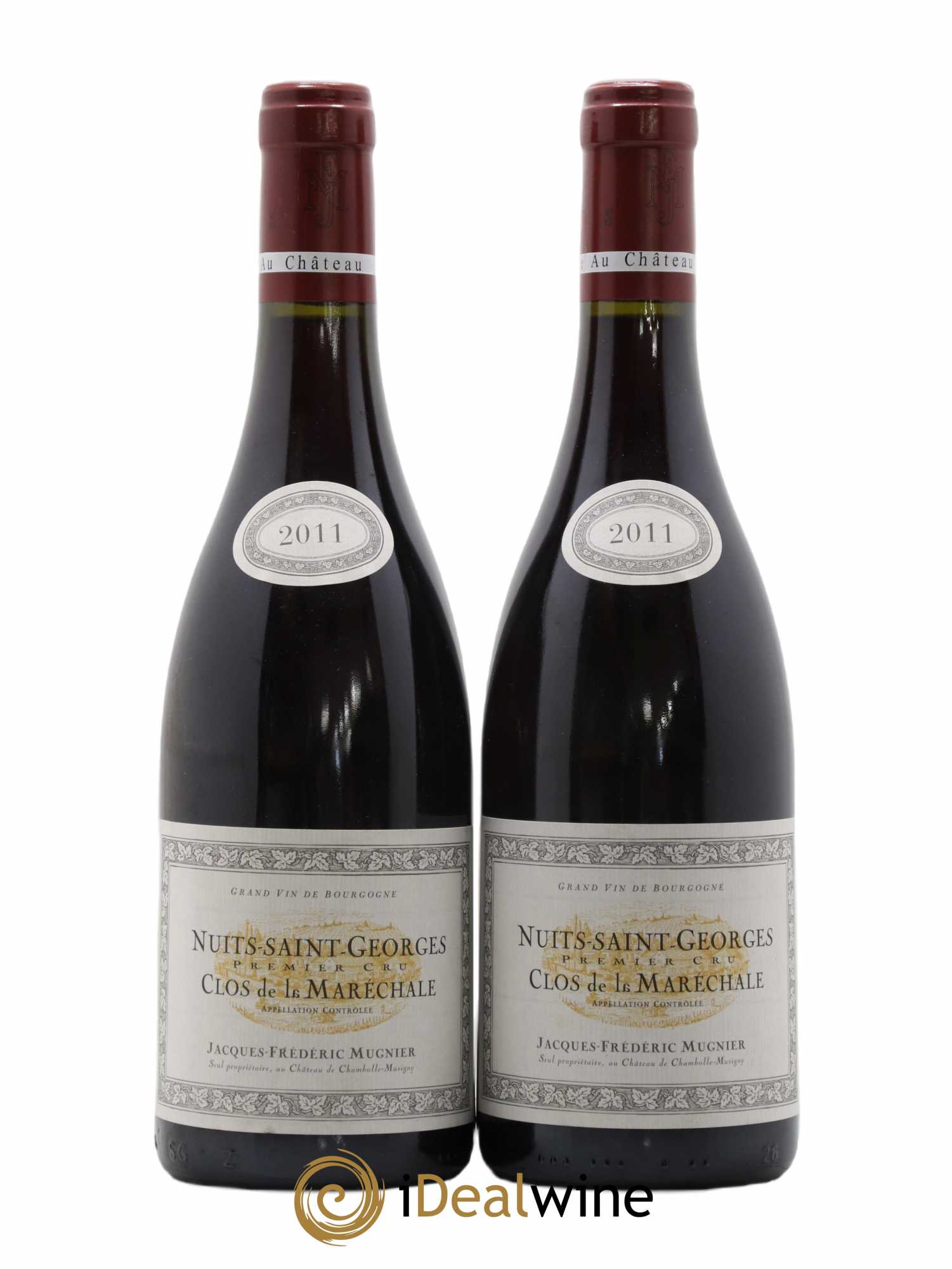 Nuits-Saint-Georges 1er Cru Clos de La Maréchale Jacques-Frédéric Mugnier 2011 - Lot de 2 bouteilles - 0