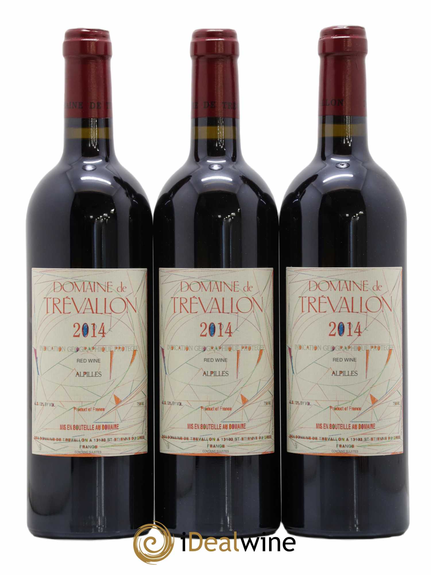 Alpilles Trévallon (Domaine de) Eloi Dürrbach 2014 - Lot de 3 bouteilles - 0