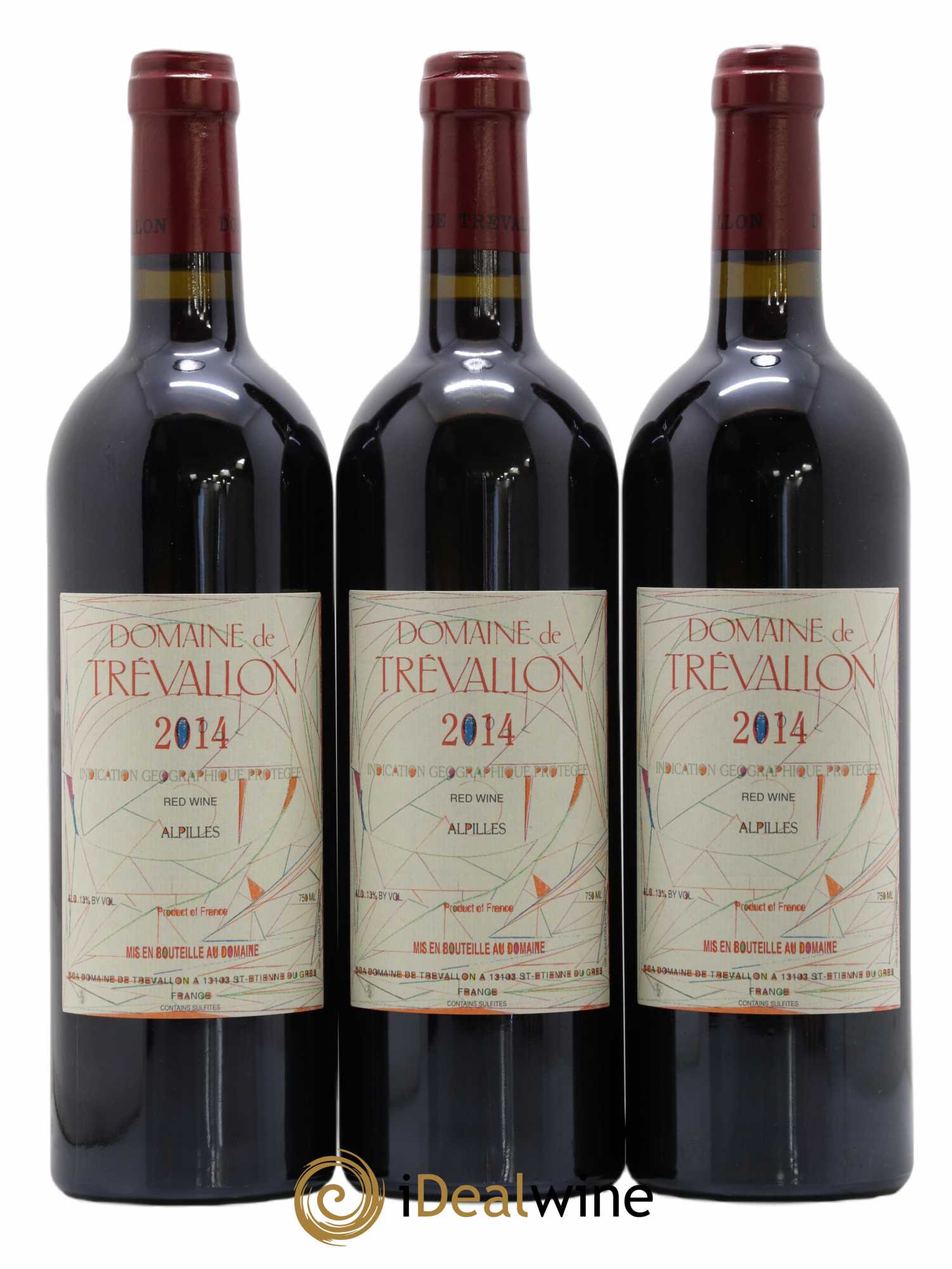Alpilles Trévallon (Domaine de) Eloi Dürrbach 2014 - Lot de 3 bouteilles - 0