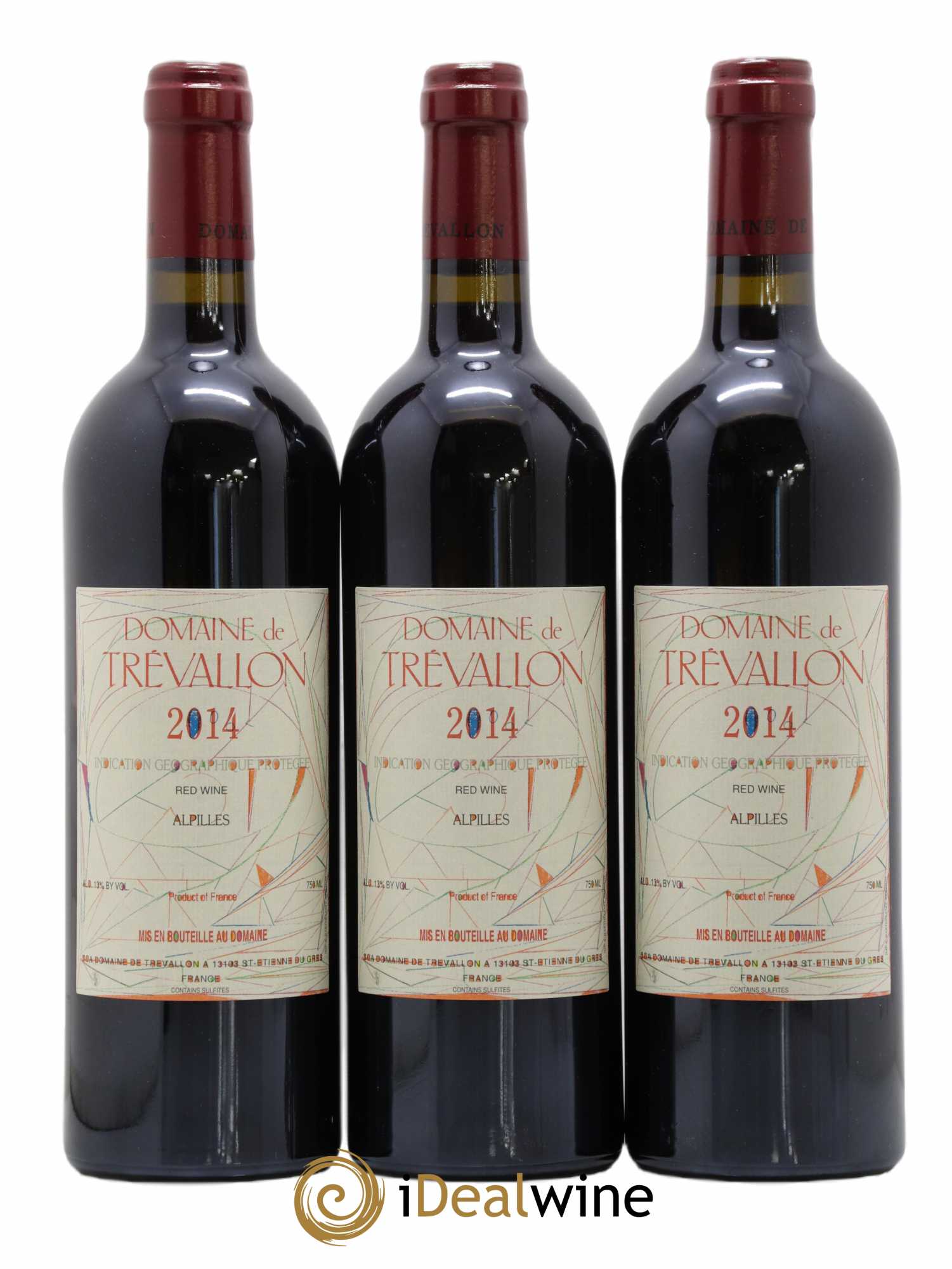 Alpilles Trévallon (Domaine de) Eloi Dürrbach 2014 - Lot de 3 bouteilles - 0